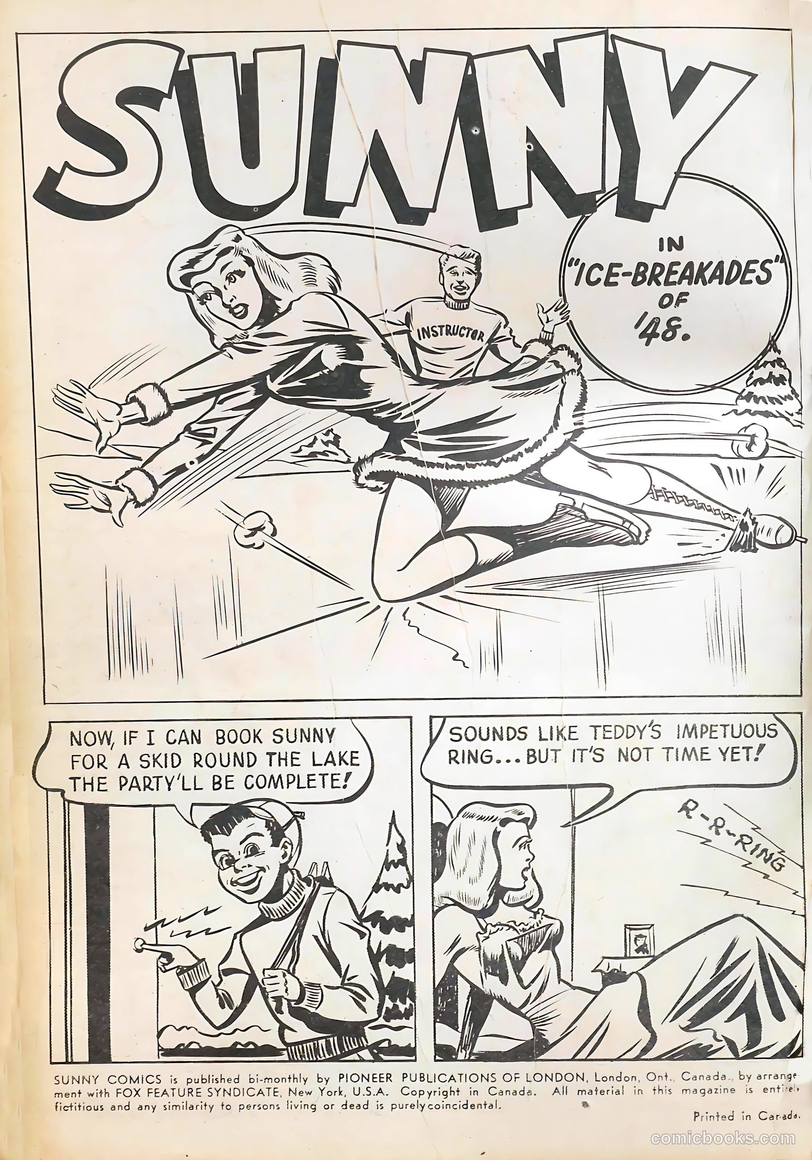 Sunny Comics #1 (1948) — page 2 of 36
