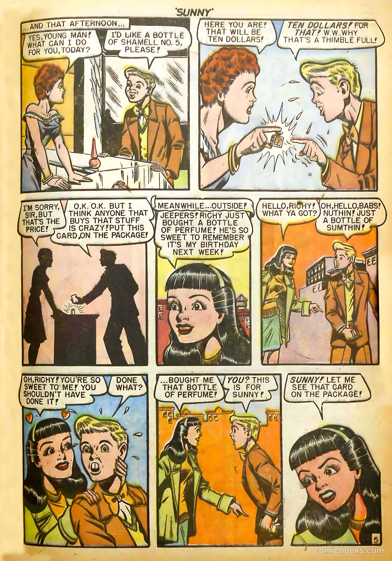 Sunny Comics #1 (1948) — page 15 of 36