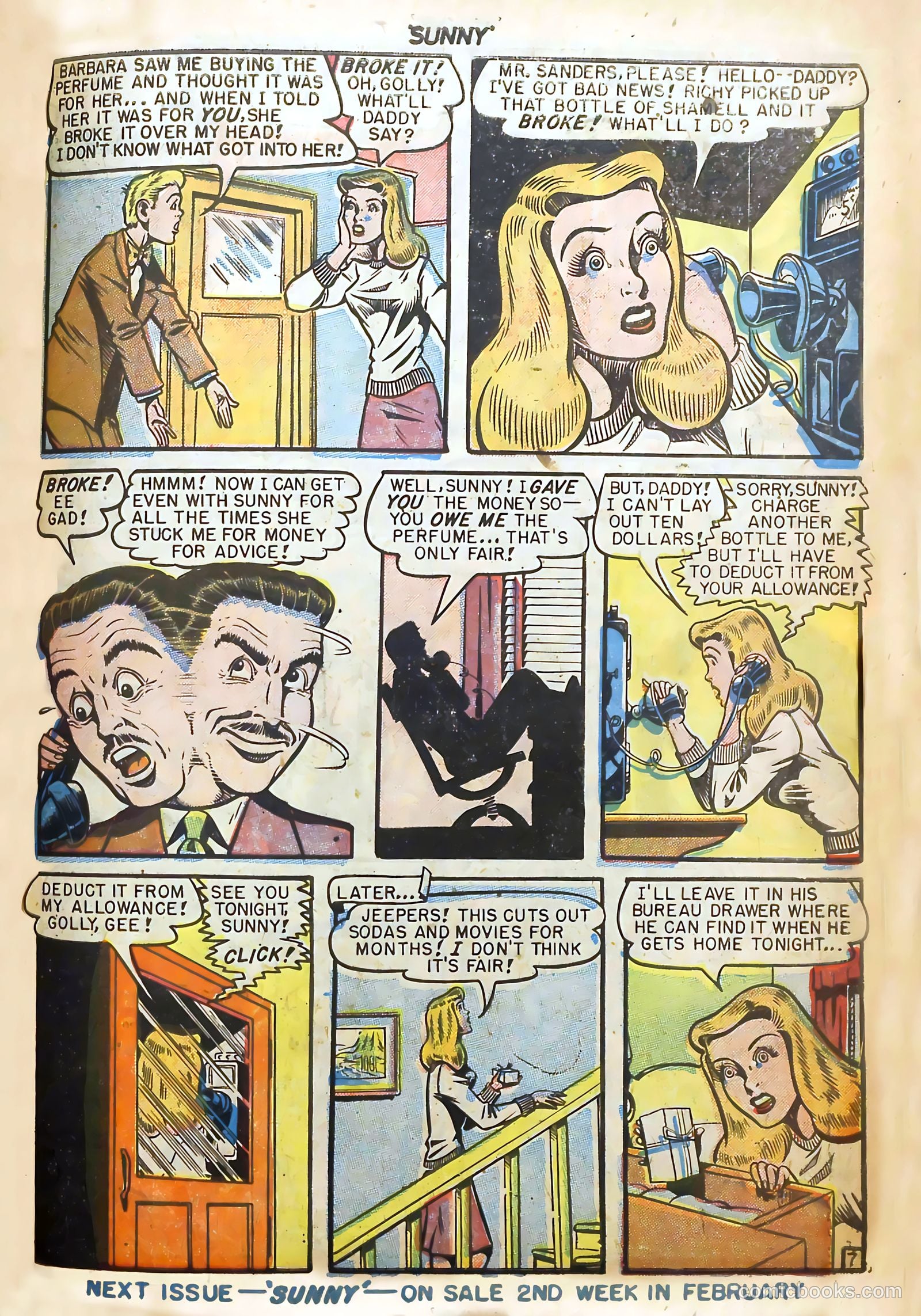 Sunny Comics #1 (1948) — page 17 of 36