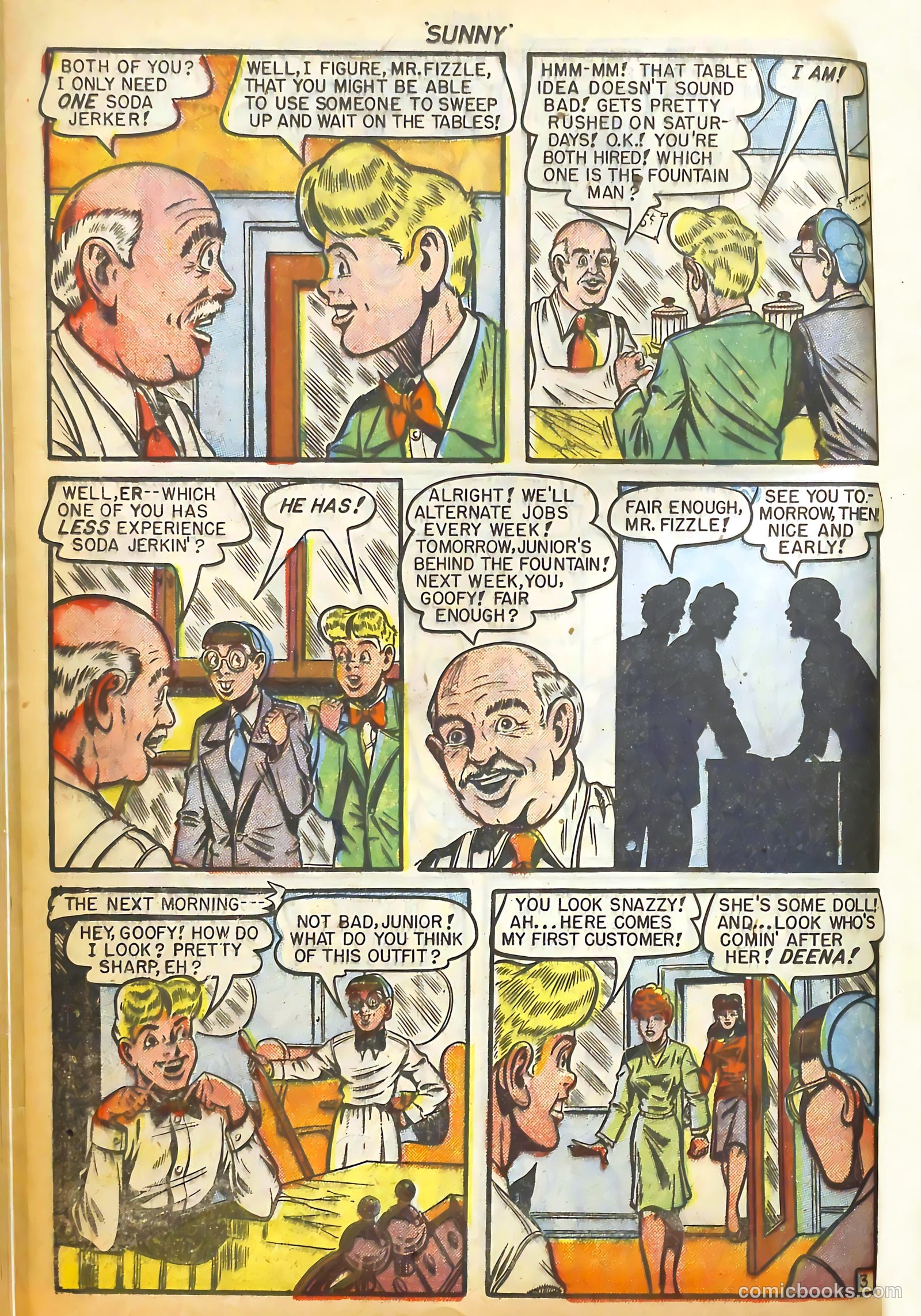 Sunny Comics #1 (1948) — page 30 of 36