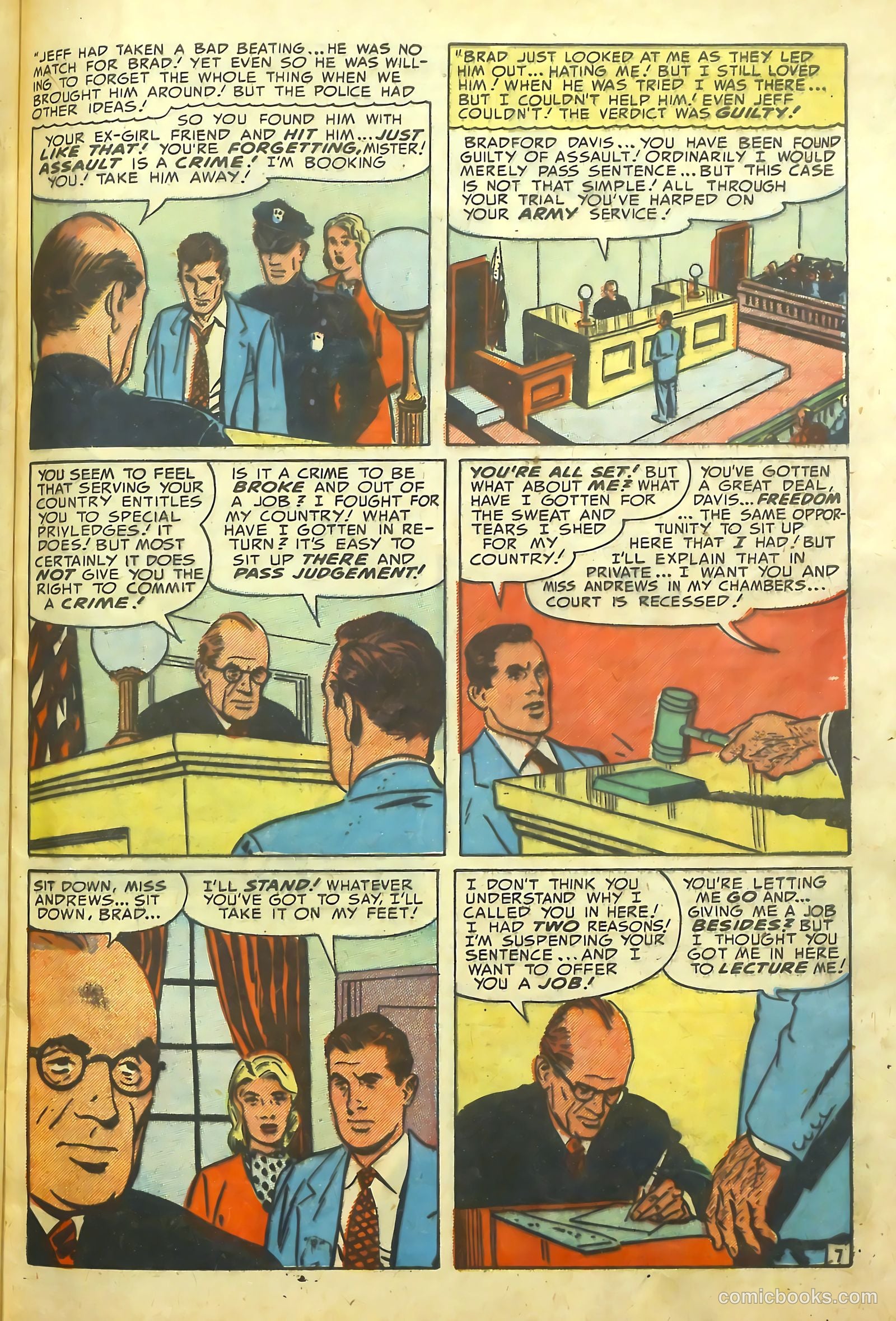 Young Romance #55 (1953) — page 40 of 46