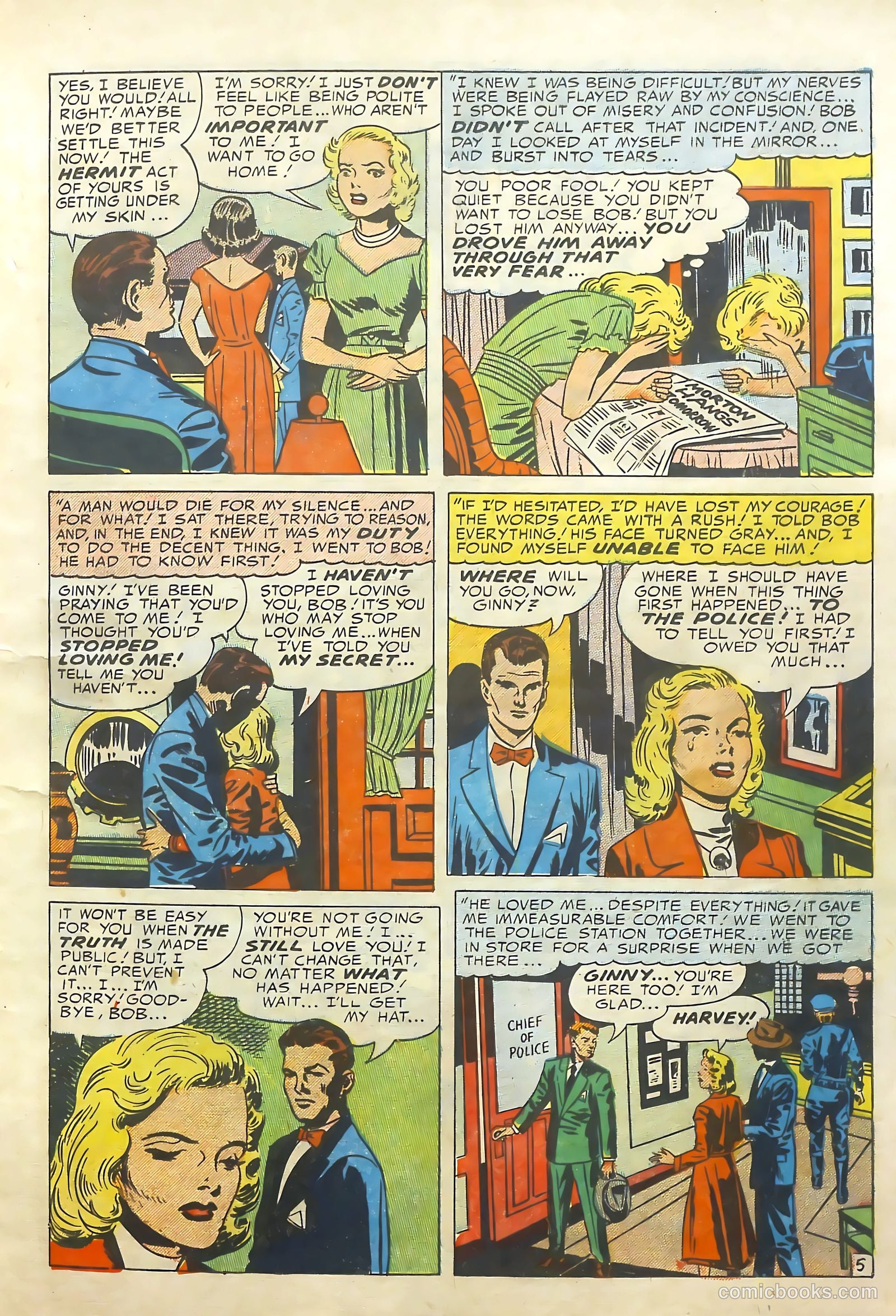 Young Romance #62 (1953) — page 8 of 38