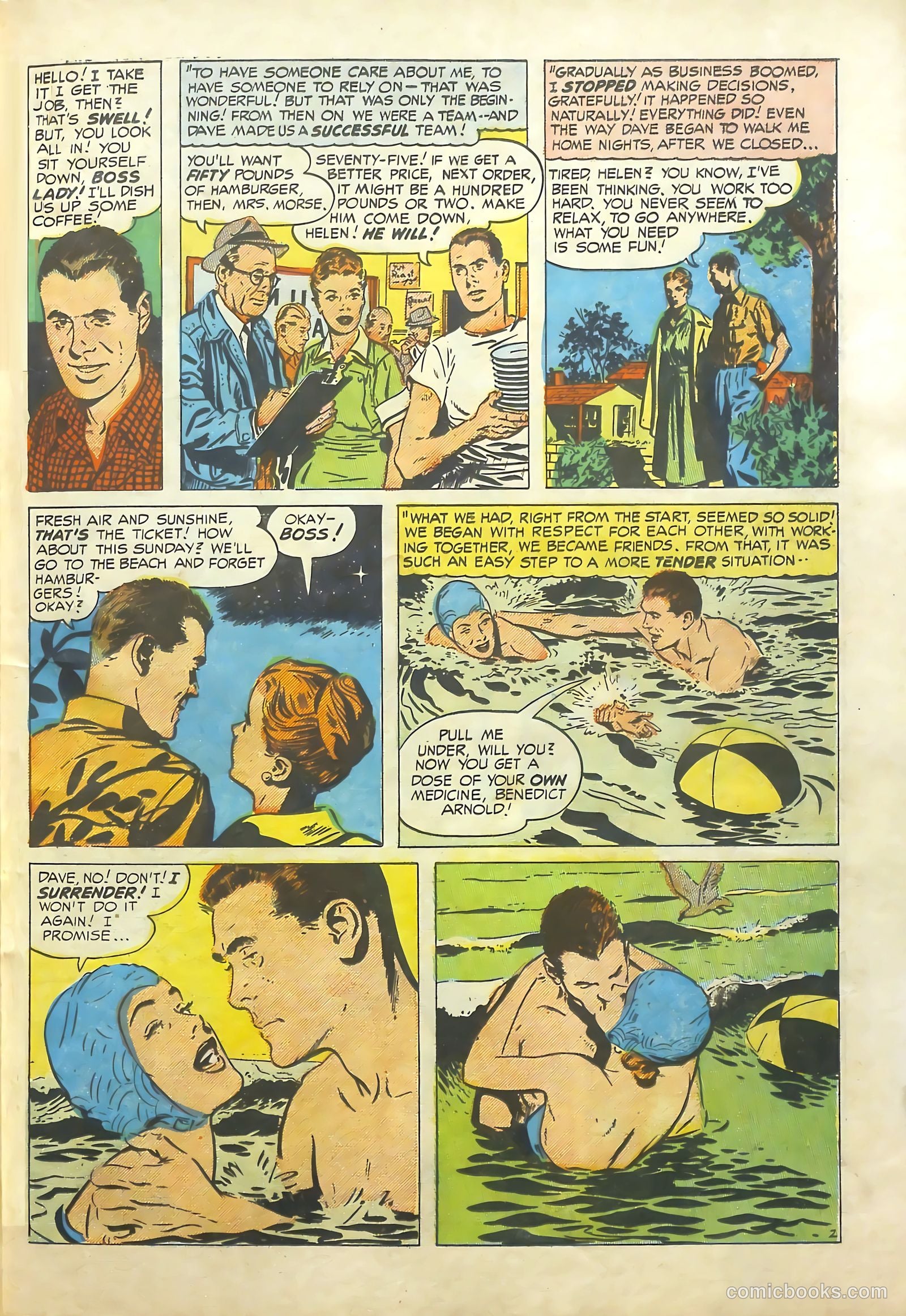 Young Romance #62 (1953) — page 20 of 38