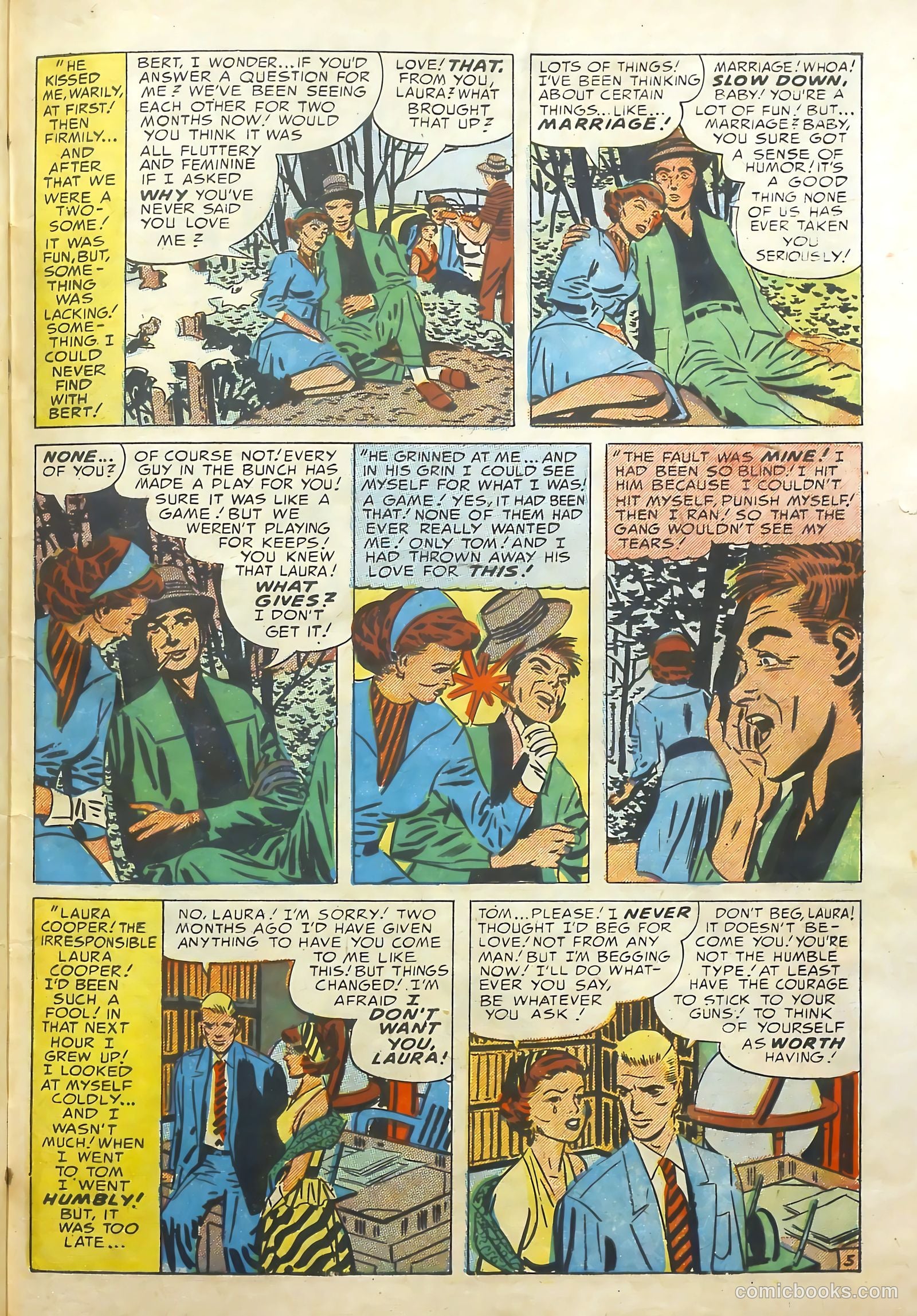 Young Romance #62 (1953) — page 32 of 38