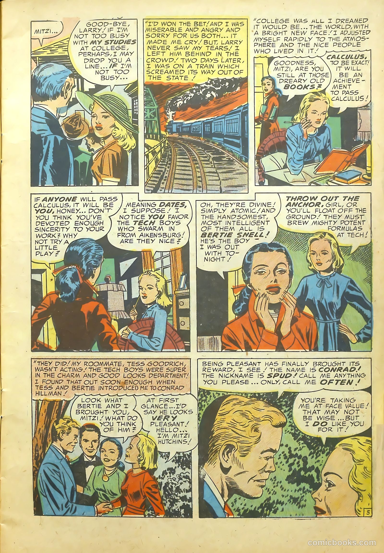 Young Romance #61 (1953) — page 8 of 37