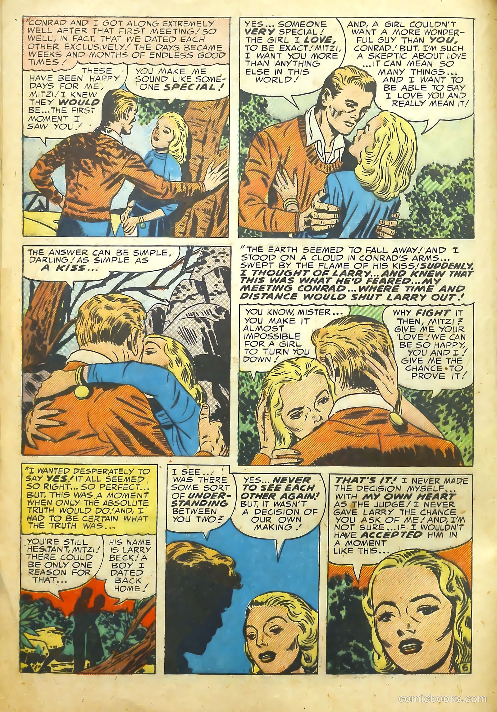 Young Romance #61 (1953) — page 9 of 37