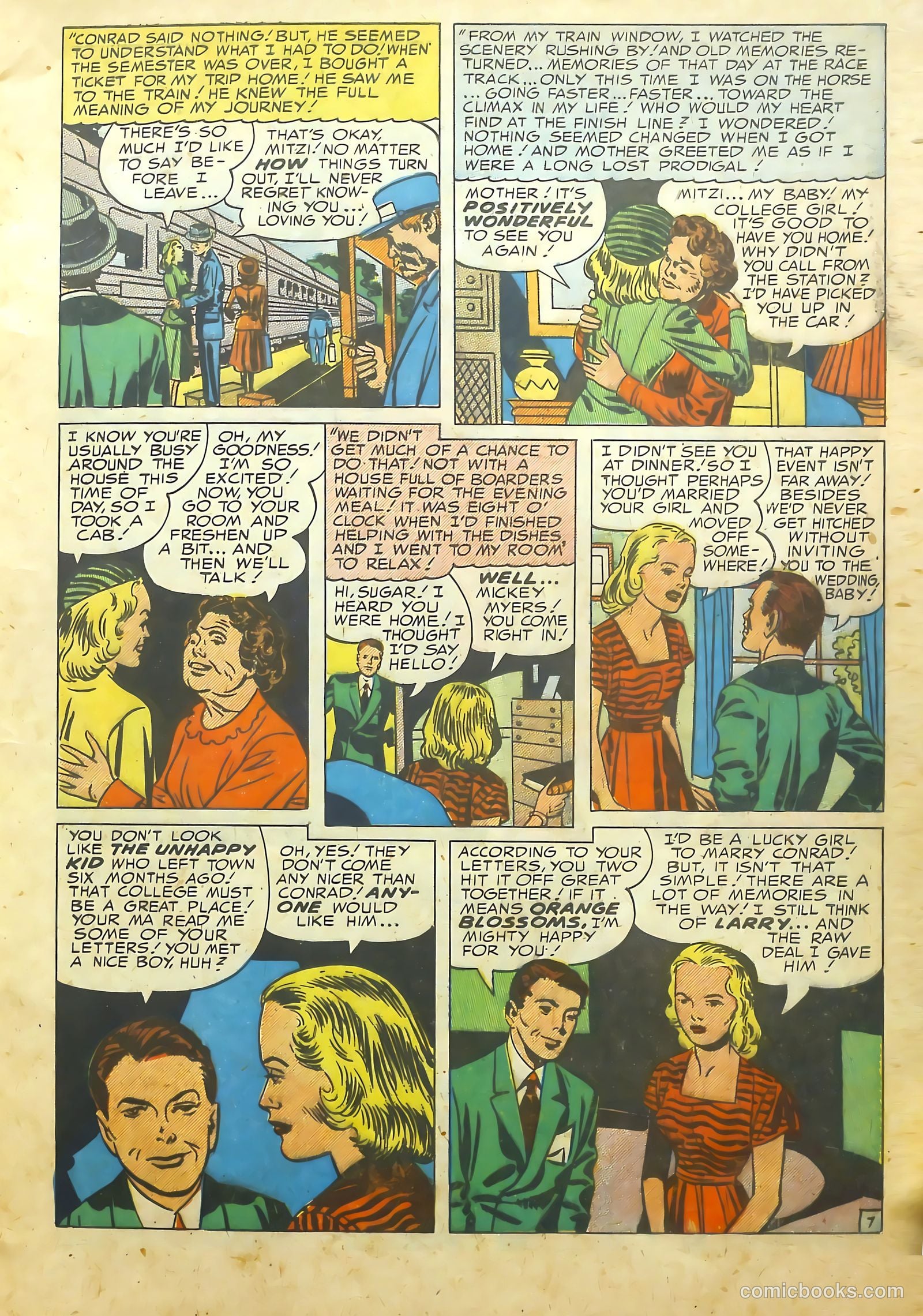 Young Romance #61 (1953) — page 10 of 37