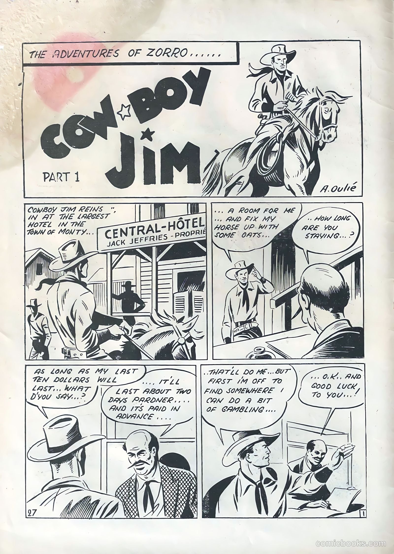 Zorro 88 - Cow-boy Jim #1 — page 2 of 28