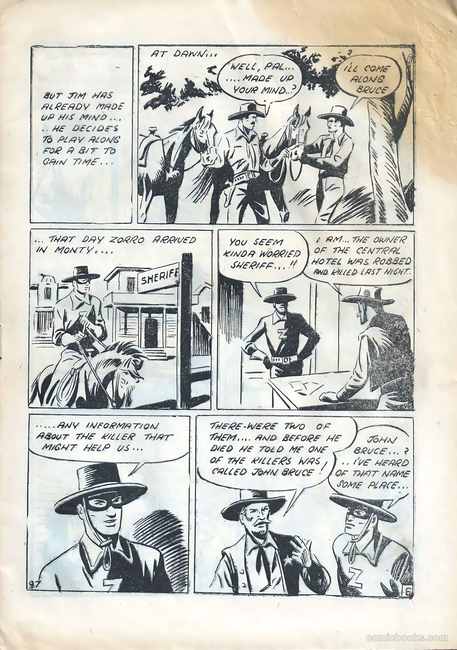 Zorro 88 - Cow-boy Jim #1 — page 7 of 28