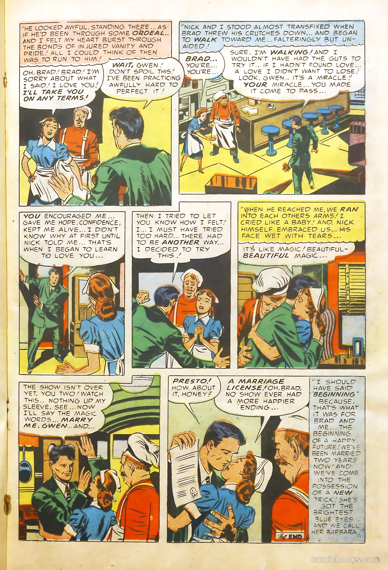 Young Romance #67 (1953) — page 24 of 37
