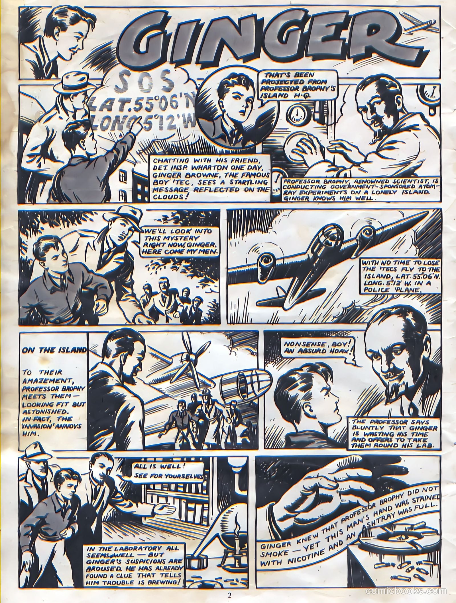 Sky High Comic #1 (1949) — page 2 of 16