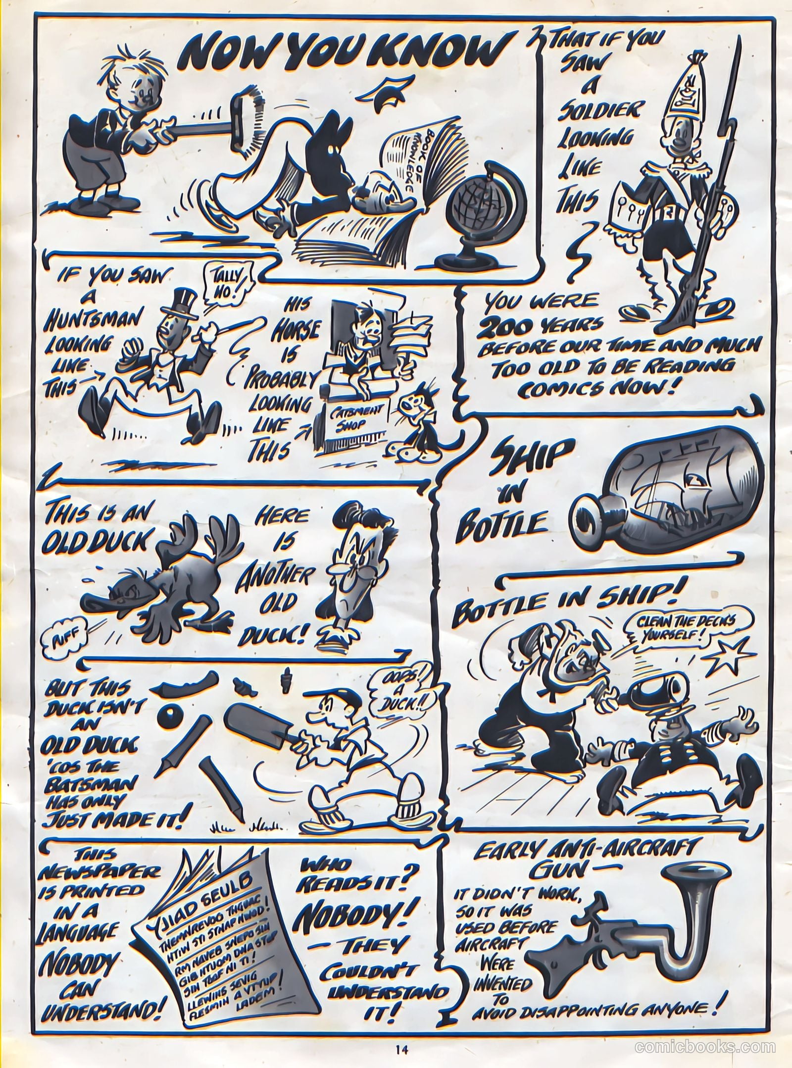 Sky High Comic #1 (1949) — page 14 of 16