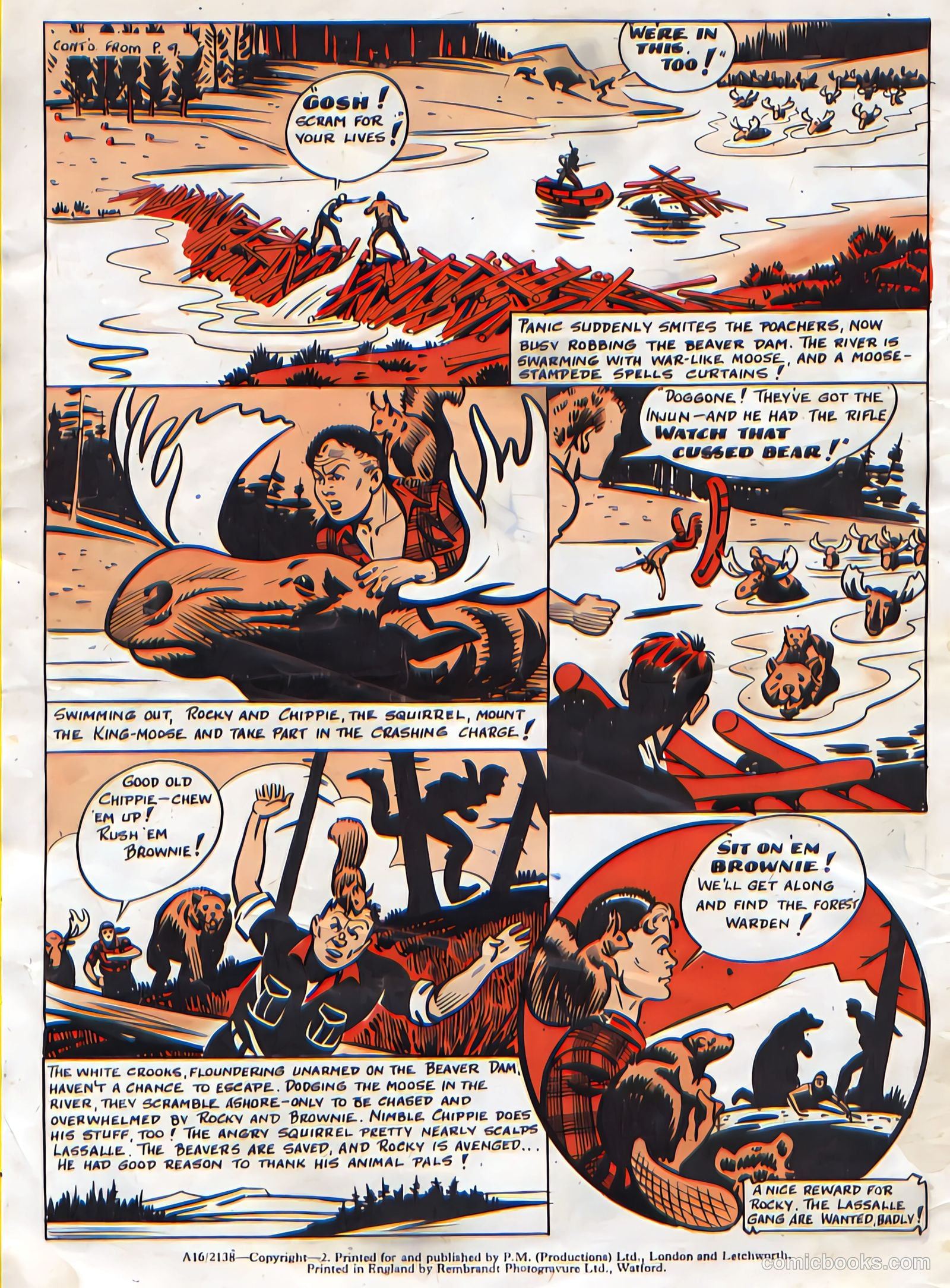Sky High Comic #1 (1949) — page 16 of 16