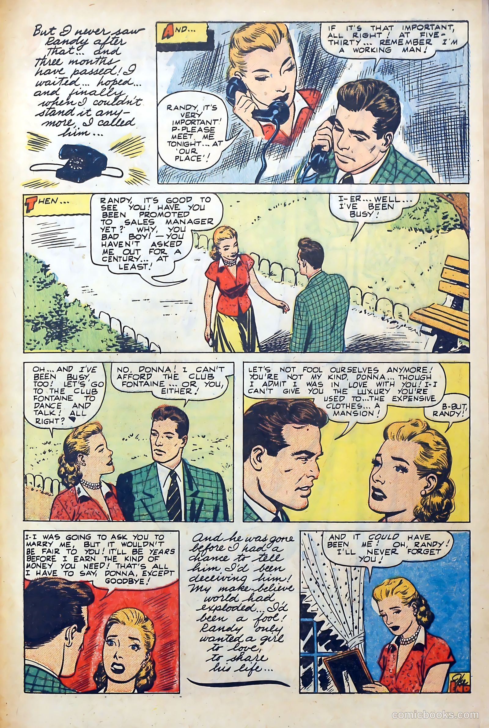 Popular Romance #16 (1950) — page 33 of 36
