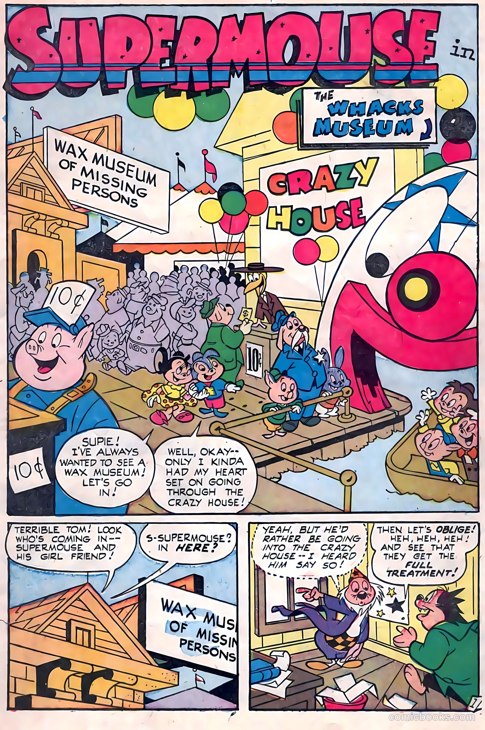 Supermouse, the Big Cheese, Giant Summer Issue #1 (1958) — page 3 of 84