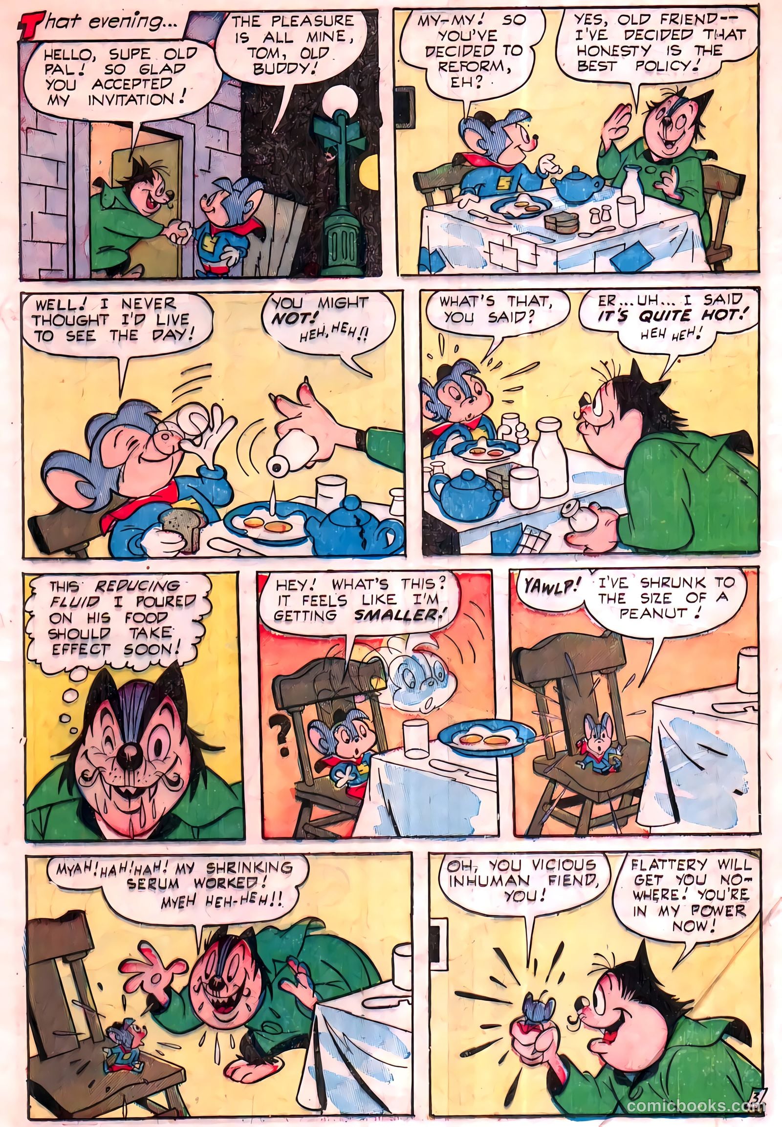 Supermouse, the Big Cheese, Giant Summer Issue #1 (1958) — page 17 of 84