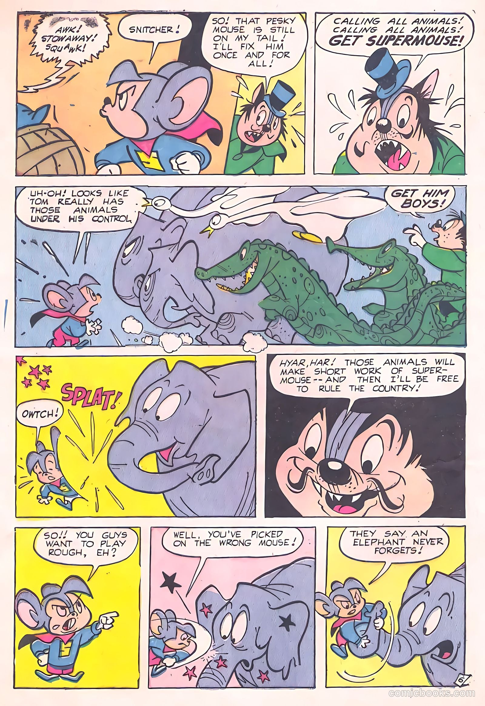 Supermouse, the Big Cheese, Giant Summer Issue #1 (1958) — page 56 of 84
