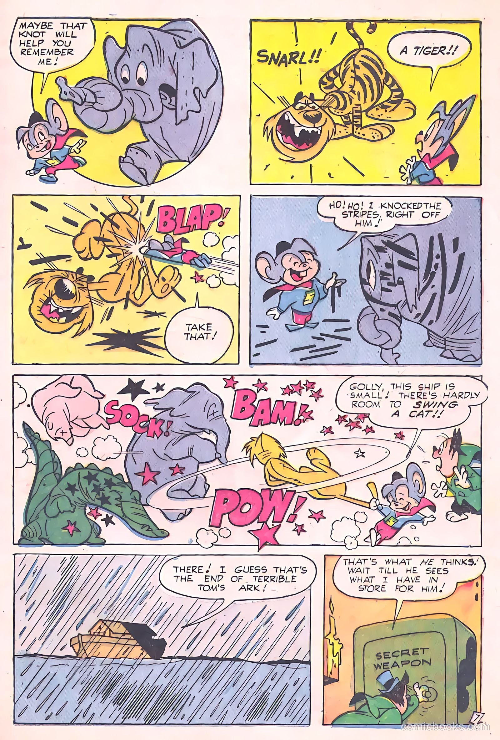 Supermouse, the Big Cheese, Giant Summer Issue #1 (1958) — page 57 of 84