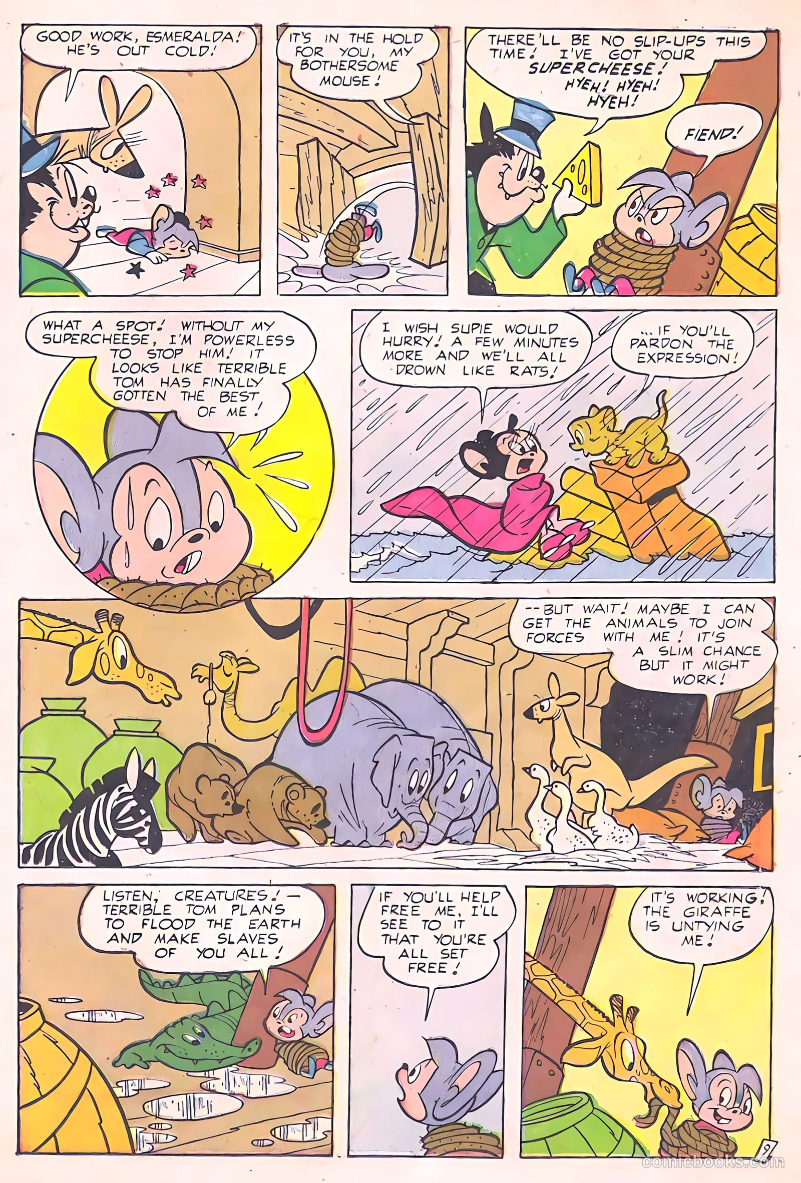 Supermouse, the Big Cheese, Giant Summer Issue #1 (1958) — page 59 of 84