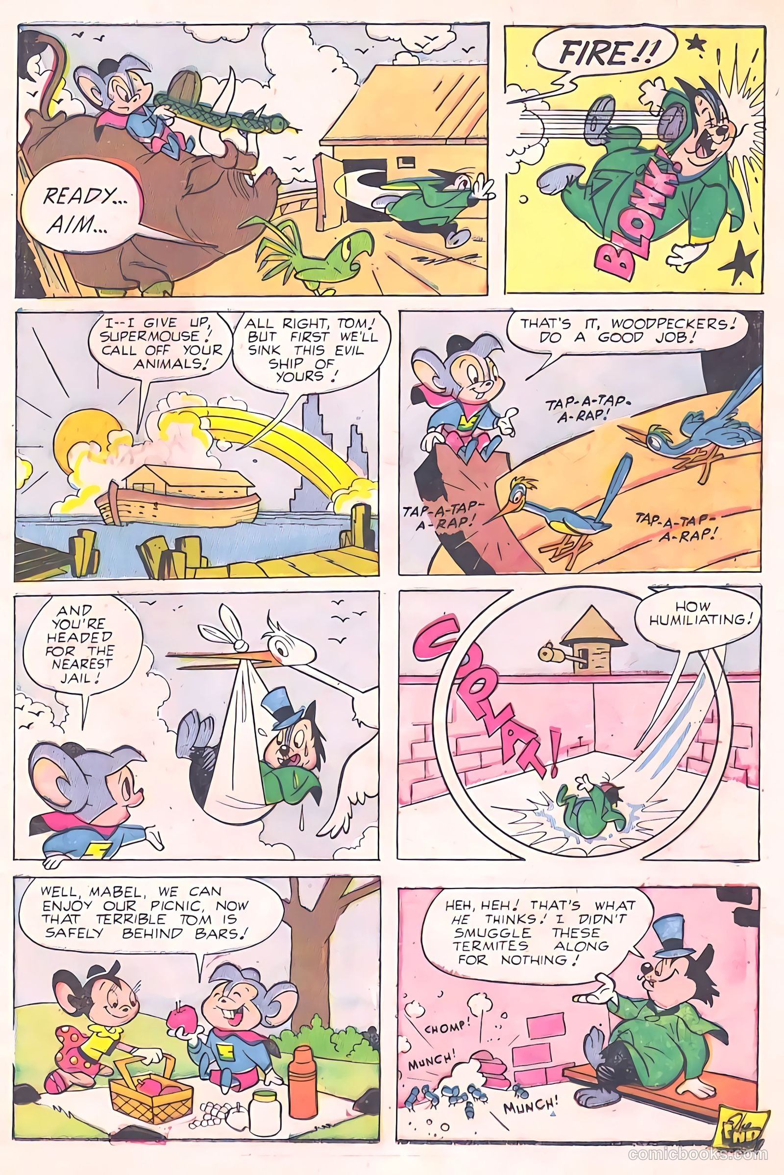Supermouse, the Big Cheese, Giant Summer Issue #1 (1958) — page 61 of 84
