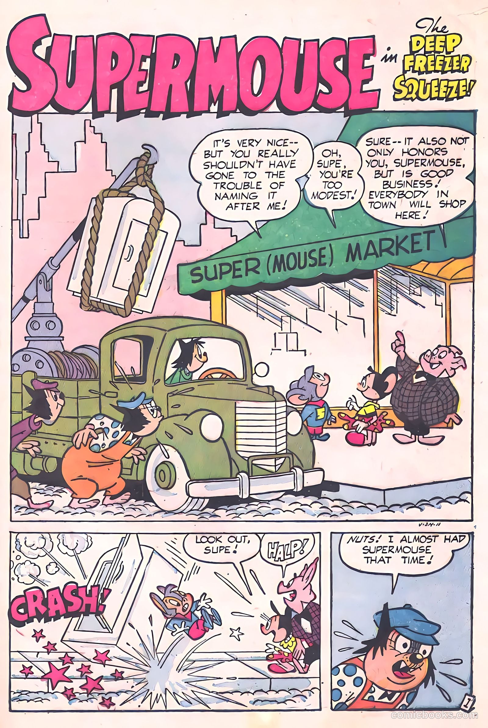 Supermouse, the Big Cheese, Giant Summer Issue #1 (1958) — page 73 of 84