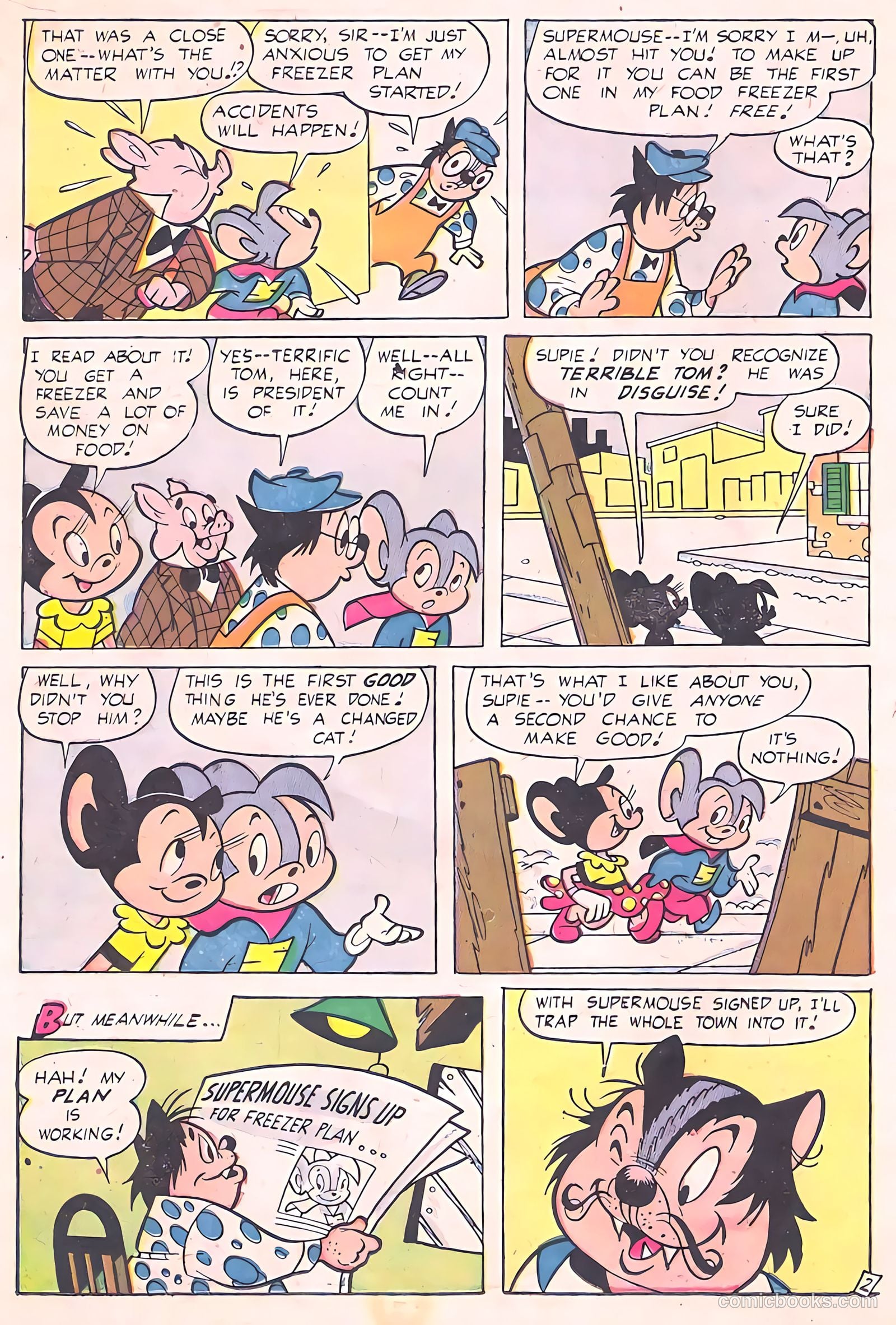 Supermouse, the Big Cheese, Giant Summer Issue #1 (1958) — page 74 of 84