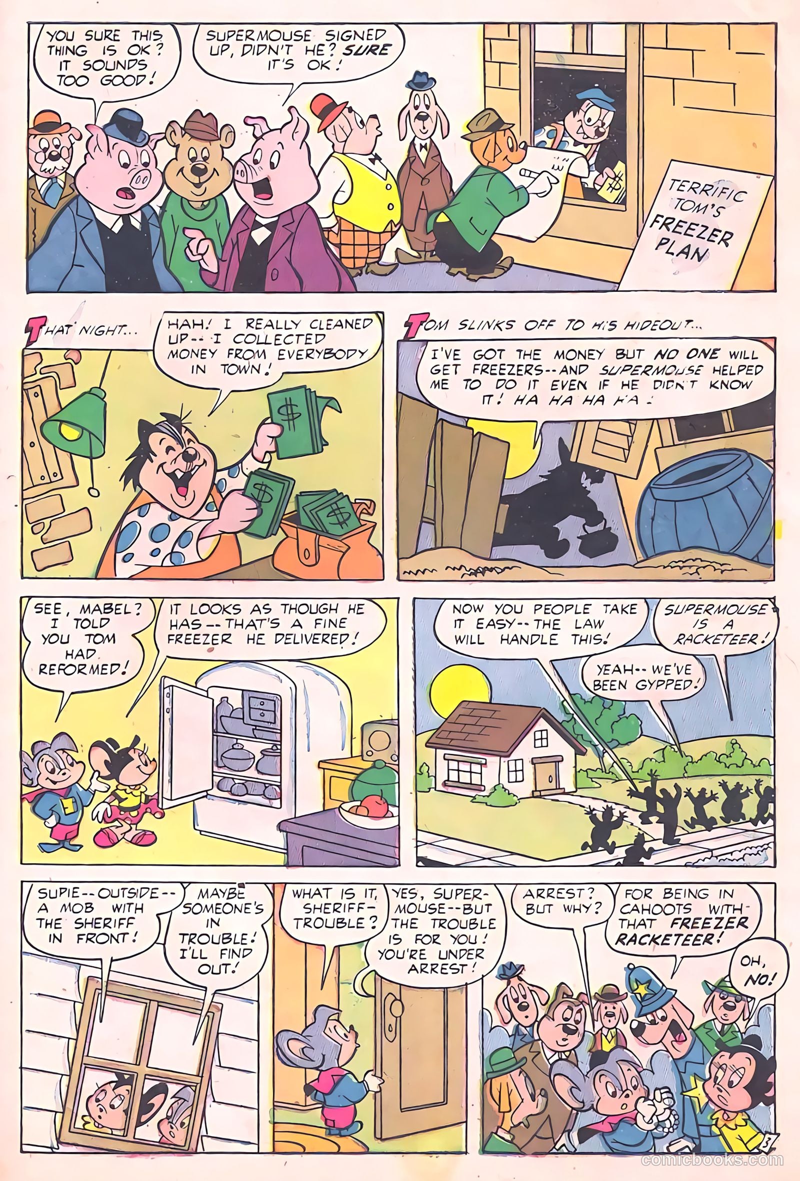 Supermouse, the Big Cheese, Giant Summer Issue #1 (1958) — page 75 of 84