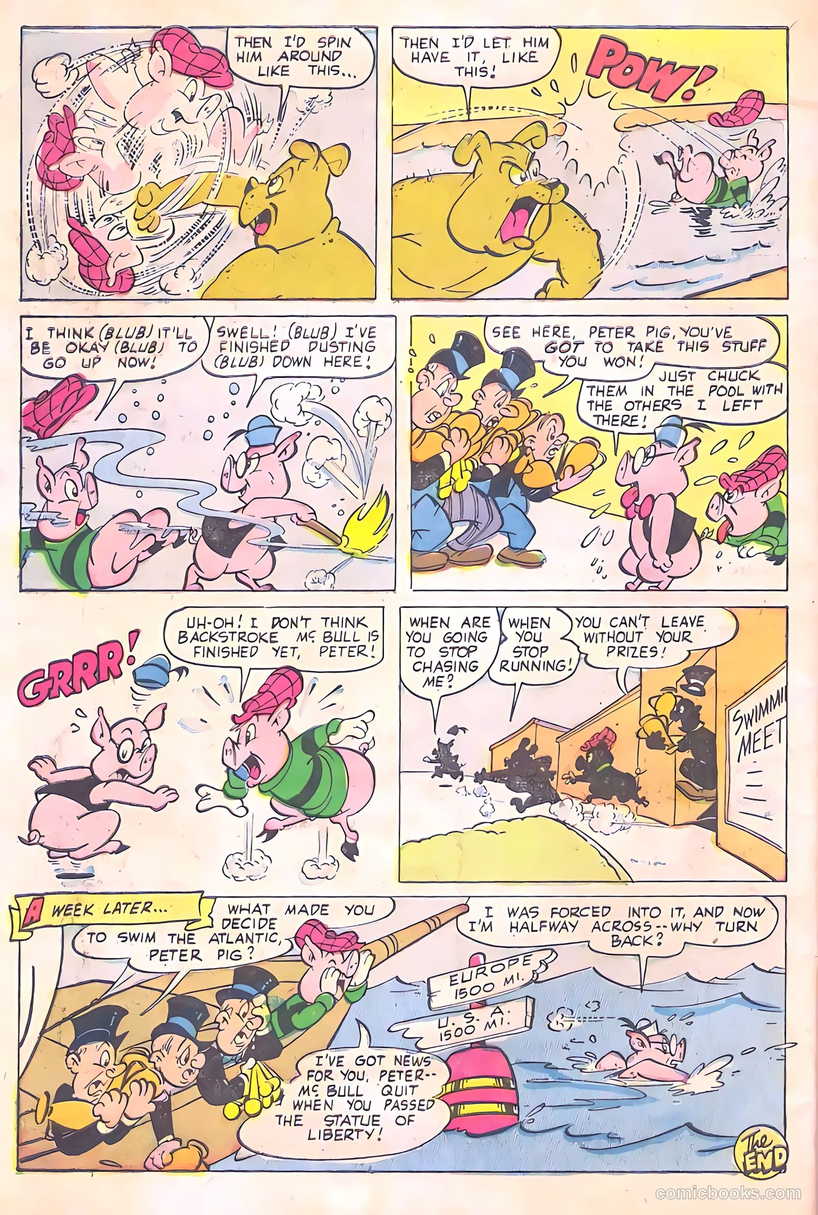 Supermouse, the Big Cheese, Giant Summer Issue #1 (1958) — page 82 of 84
