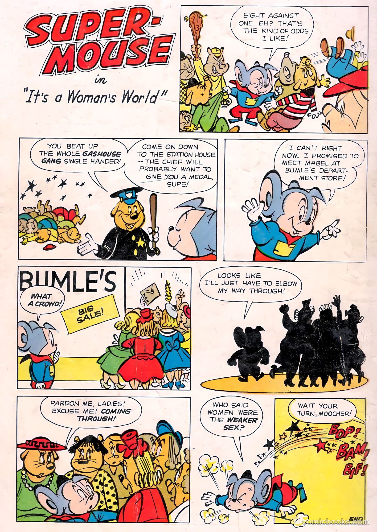 Supermouse, the Big Cheese, Giant Summer Issue #1 (1958) — page 84 of 84