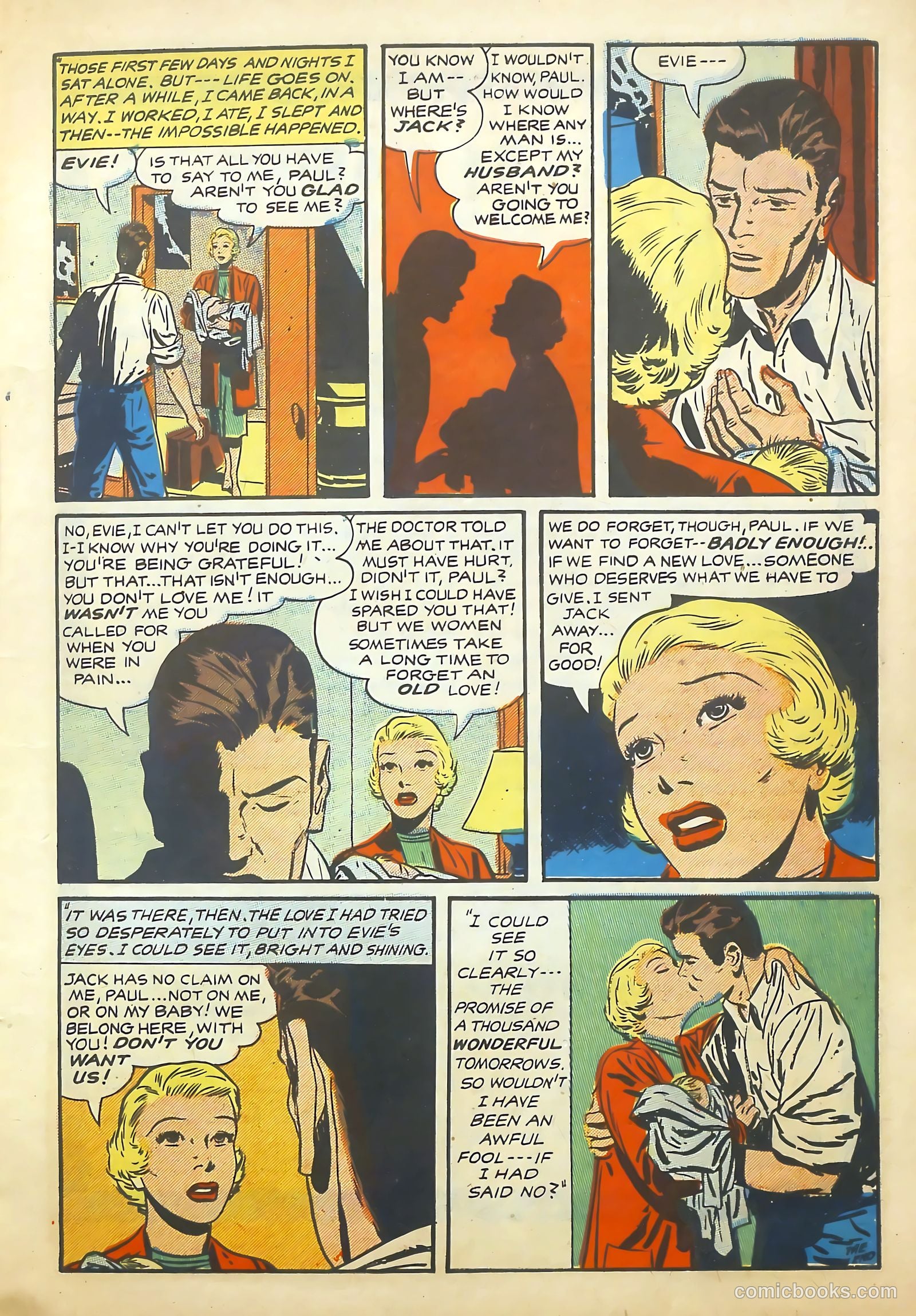 Young Romance #75 (1953) — page 9 of 36