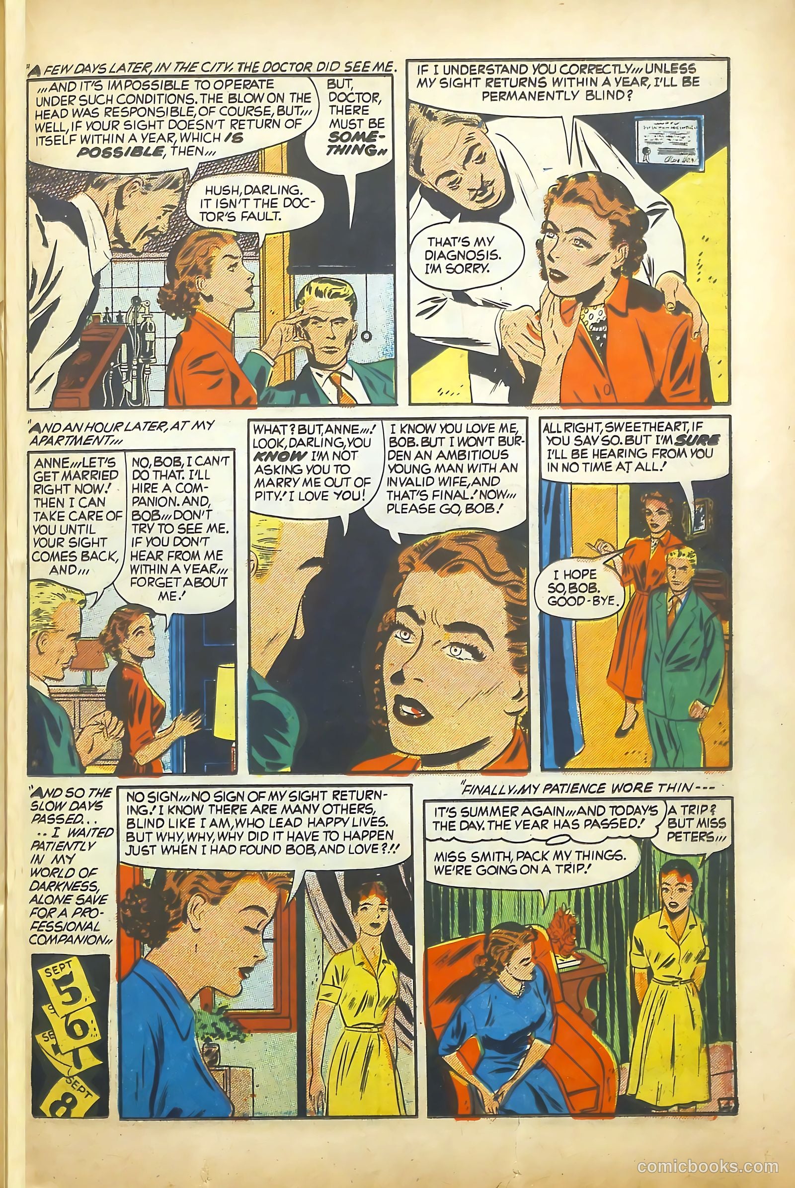 Young Romance #75 (1953) — page 21 of 36