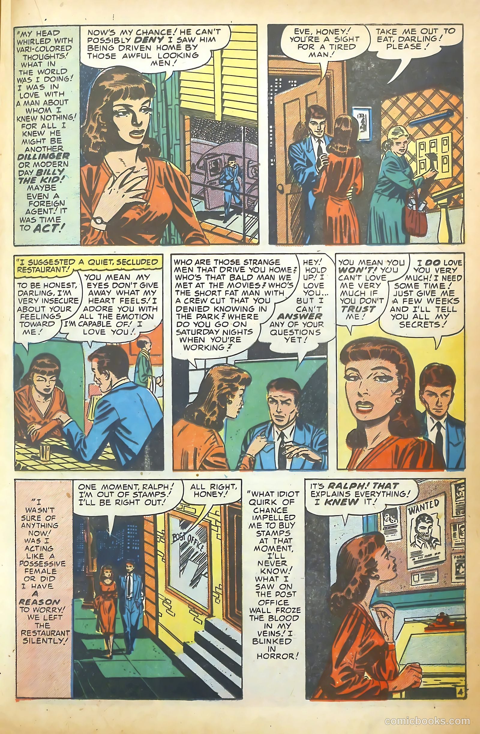 Young Romance #73 (1953) — page 21 of 36