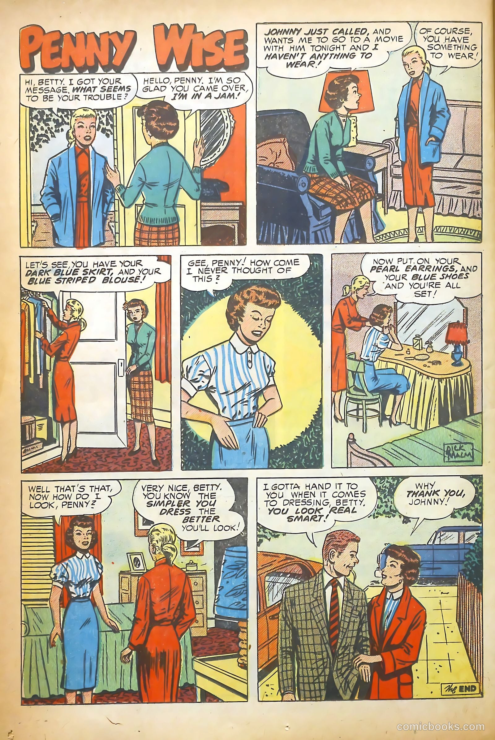 Young Romance #73 (1953) — page 24 of 36