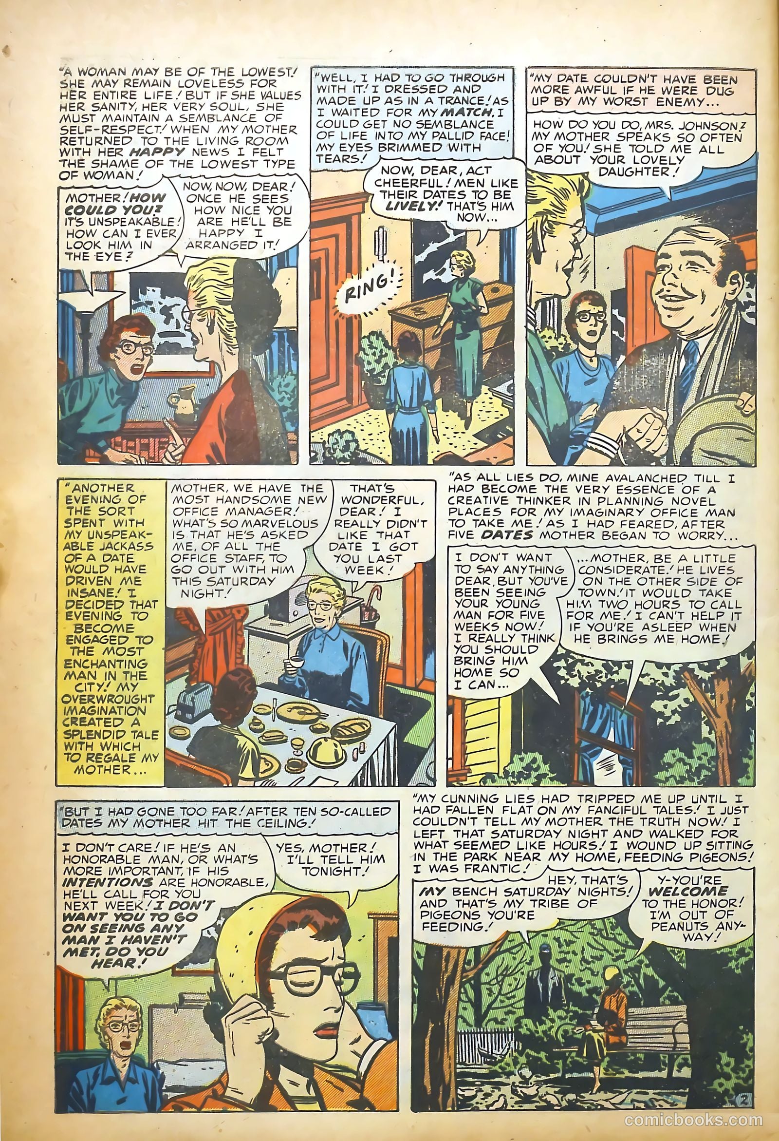 Young Romance #73 (1953) — page 28 of 36
