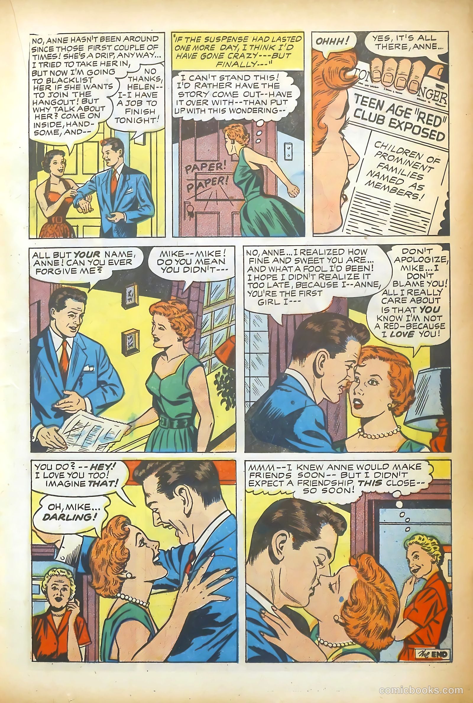 Young Romance #77 (1953) — page 17 of 36