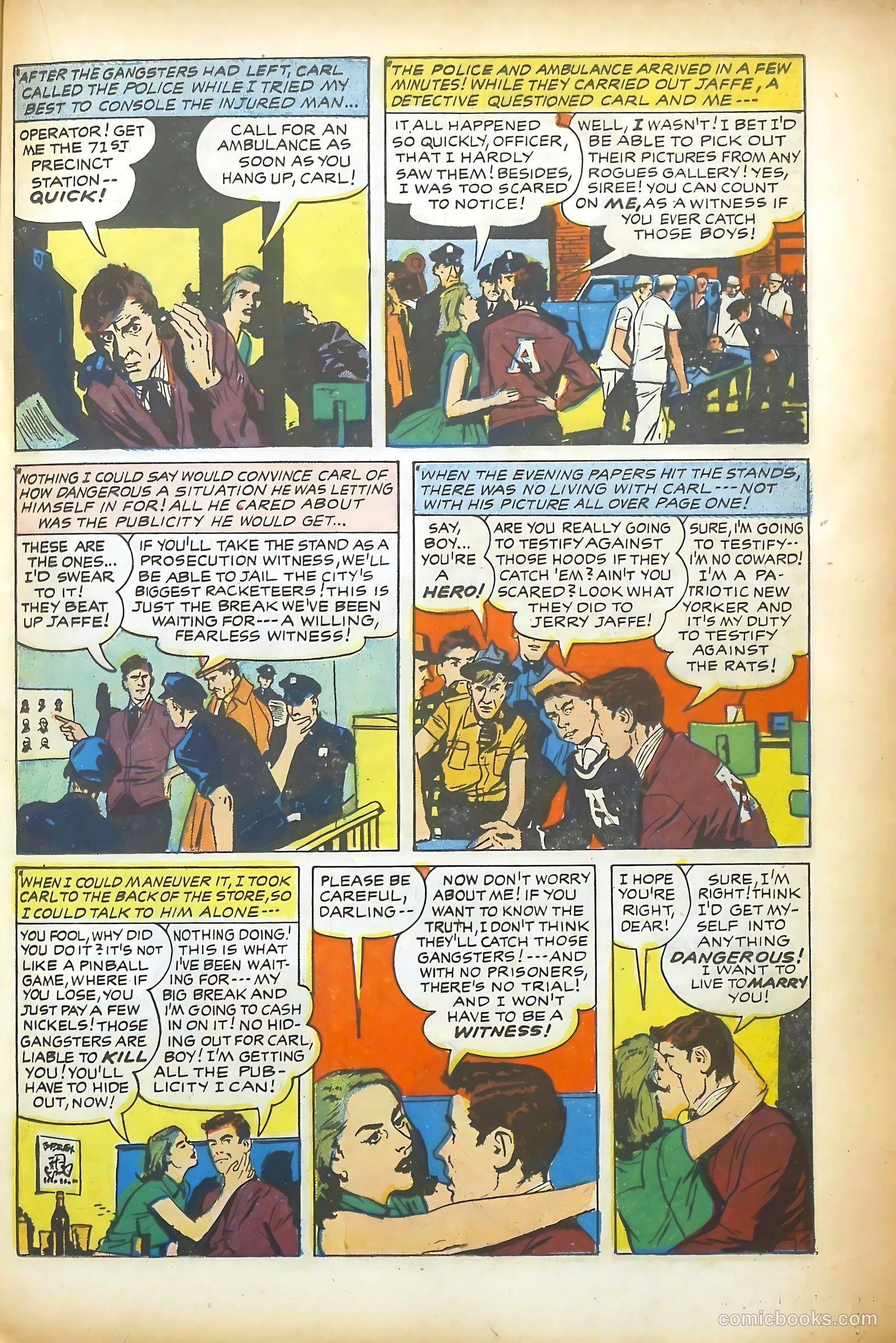 Young Romance #77 (1953) — page 21 of 36