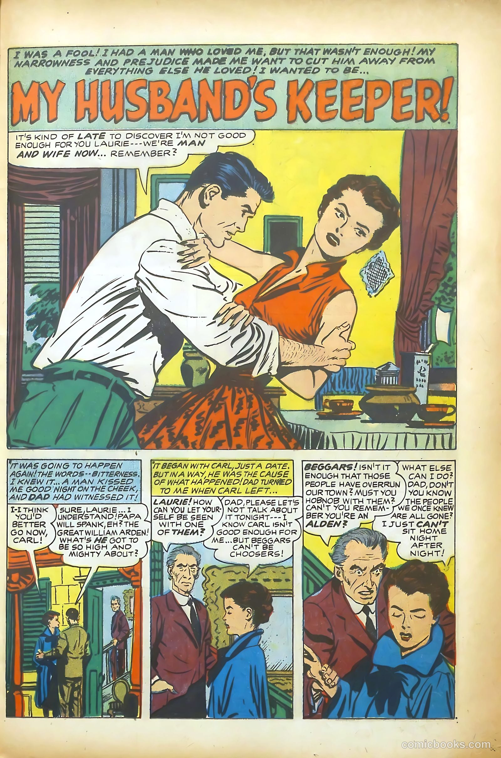Young Romance #77 (1953) — page 25 of 36