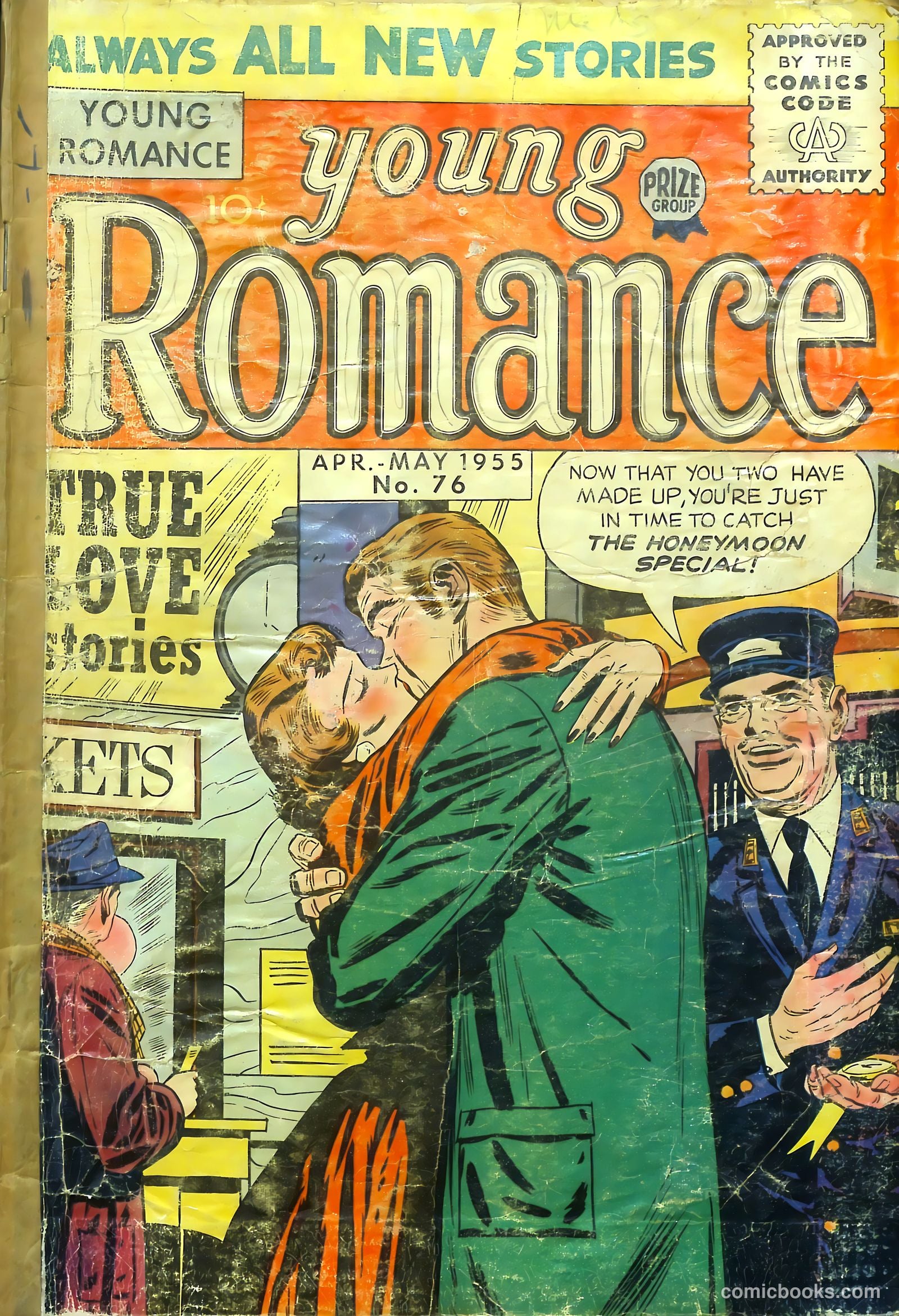 Young Romance #76 (1953) — page 2 of 37