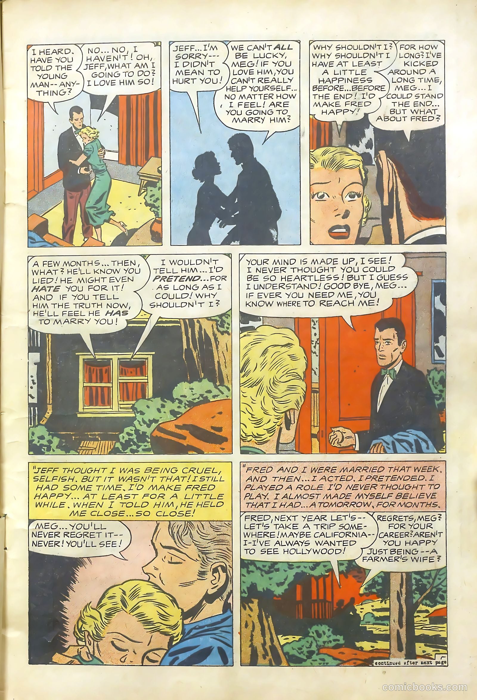 Young Romance #76 (1953) — page 8 of 37