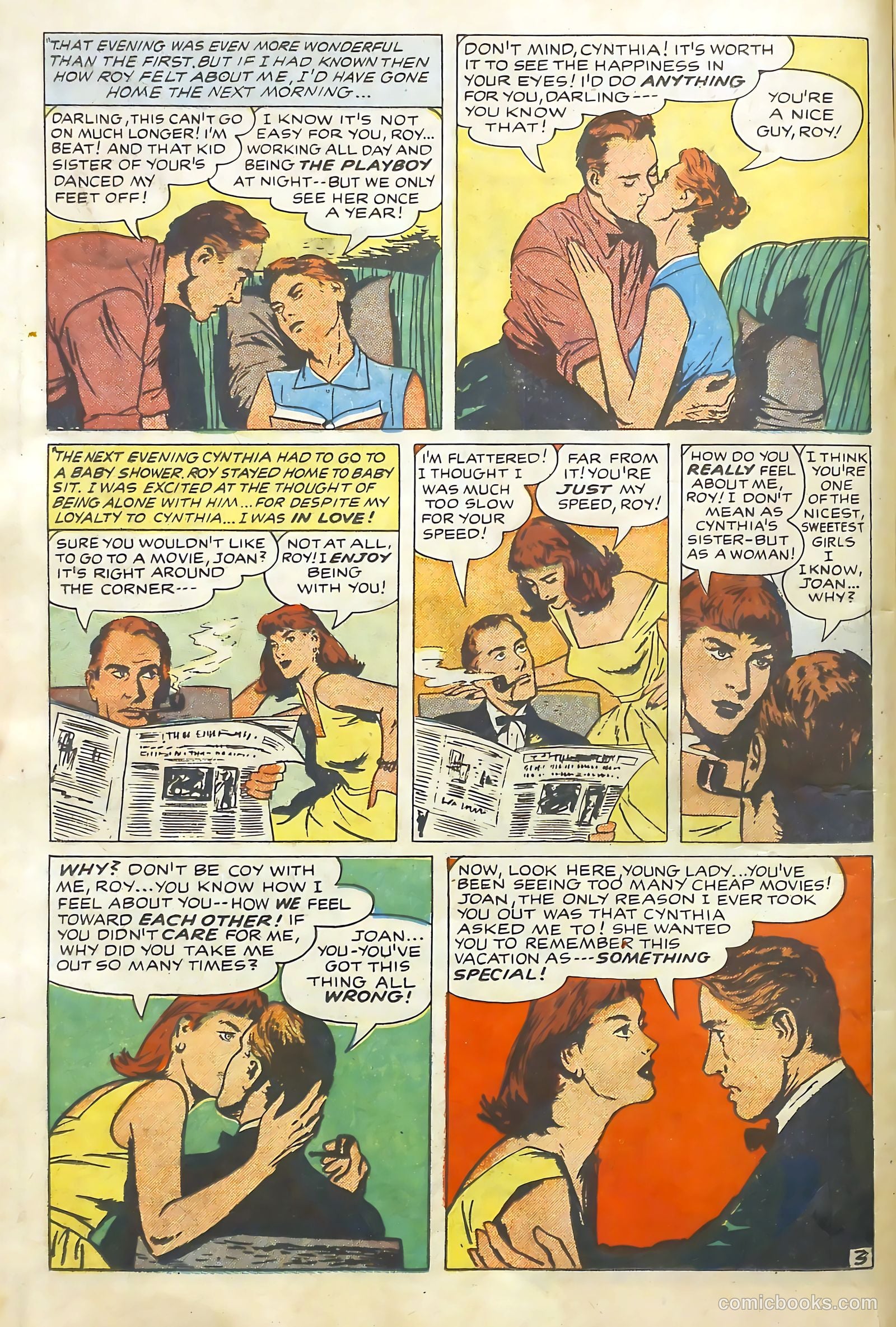 Young Romance #76 (1953) — page 15 of 37
