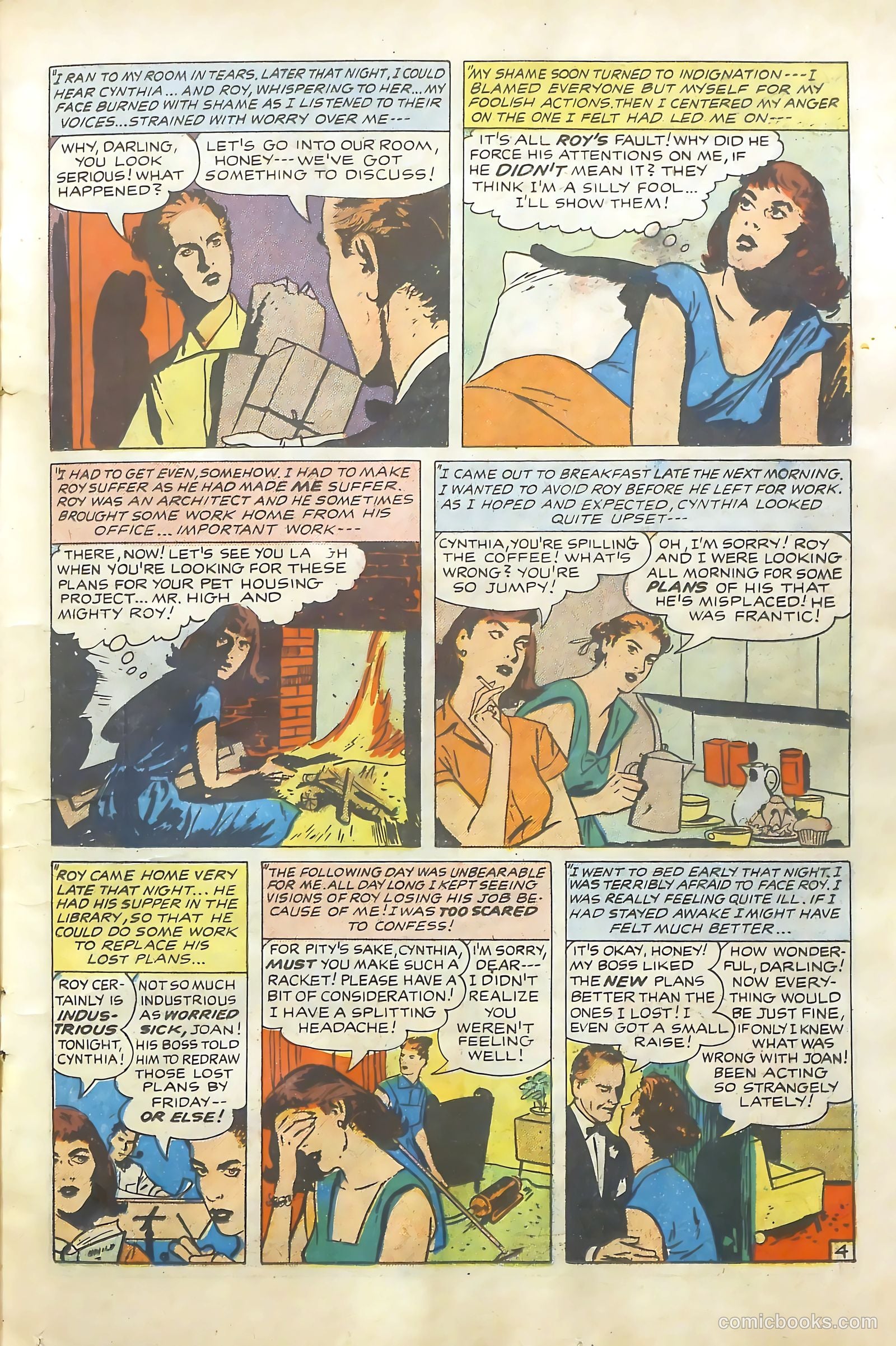 Young Romance #76 (1953) — page 16 of 37