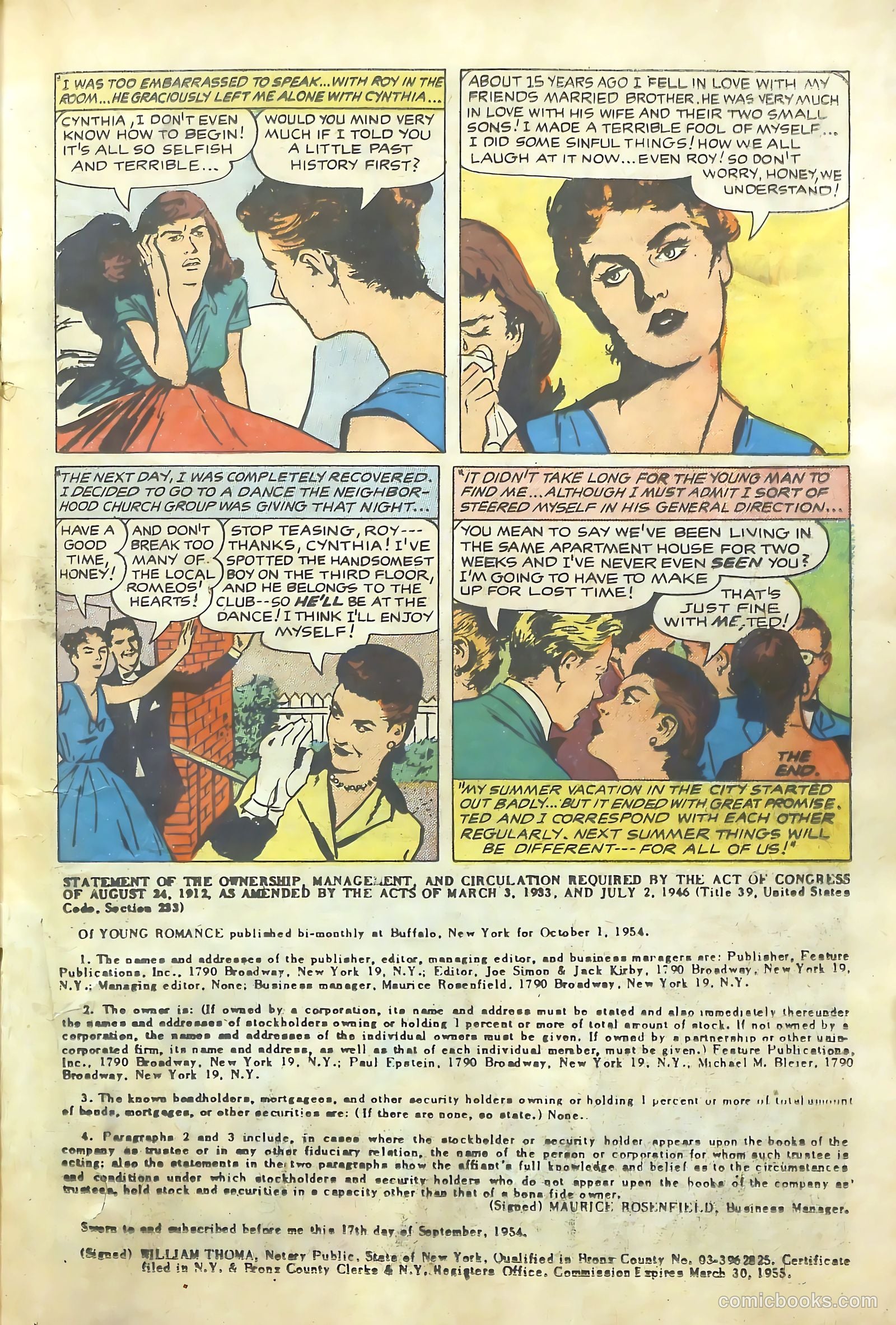 Young Romance #76 (1953) — page 18 of 37