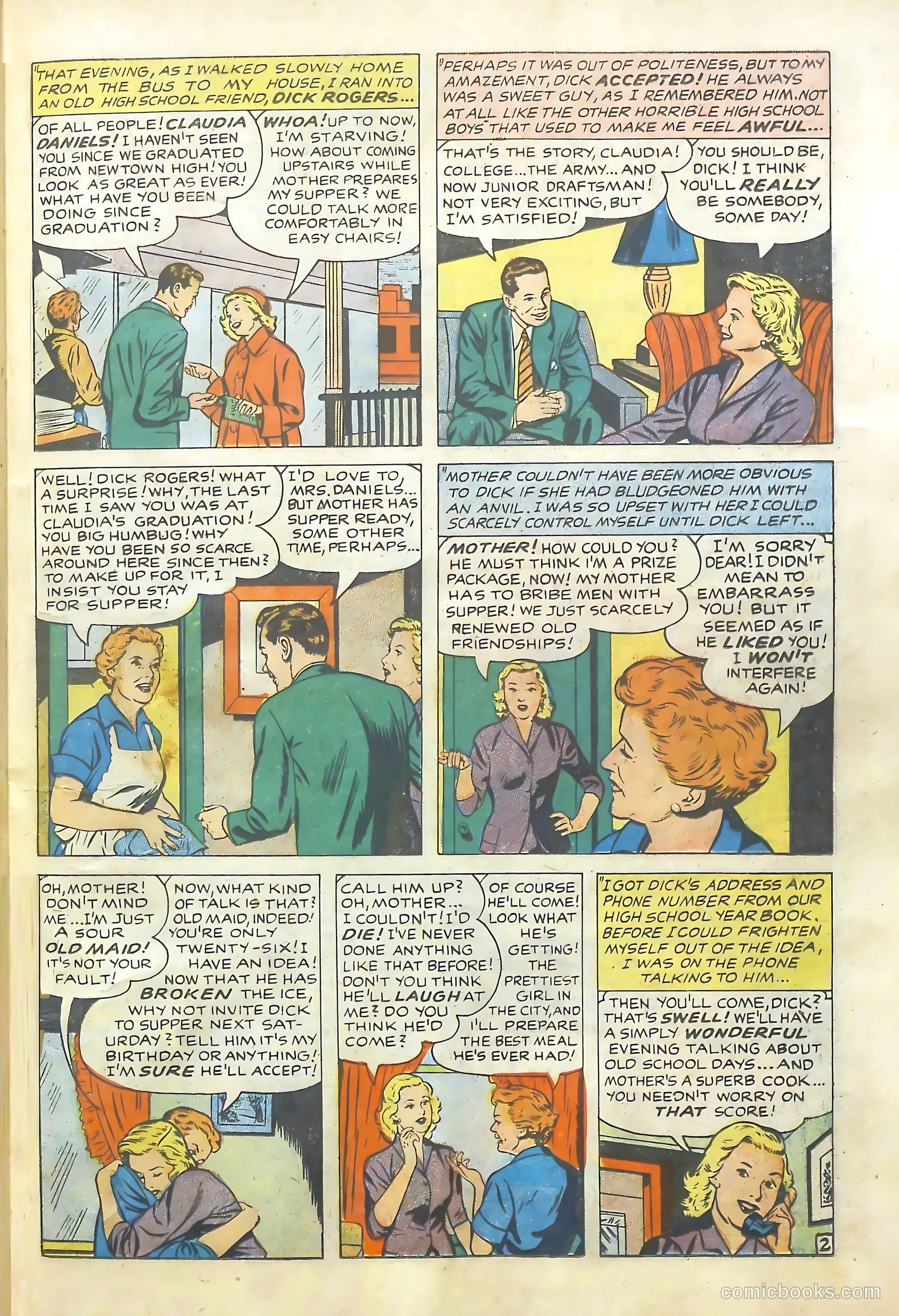 Young Romance #76 (1953) — page 20 of 37