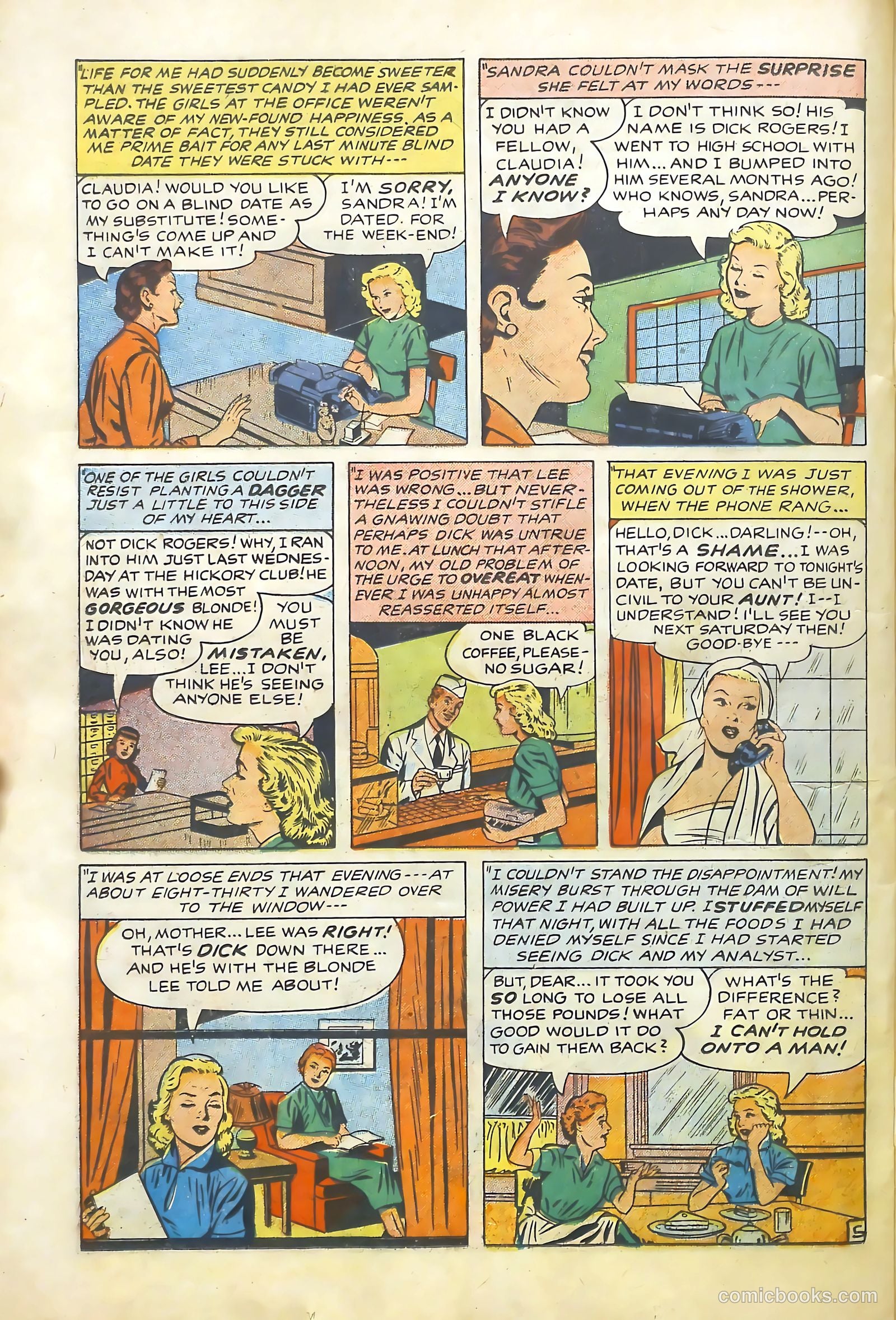 Young Romance #76 (1953) — page 23 of 37