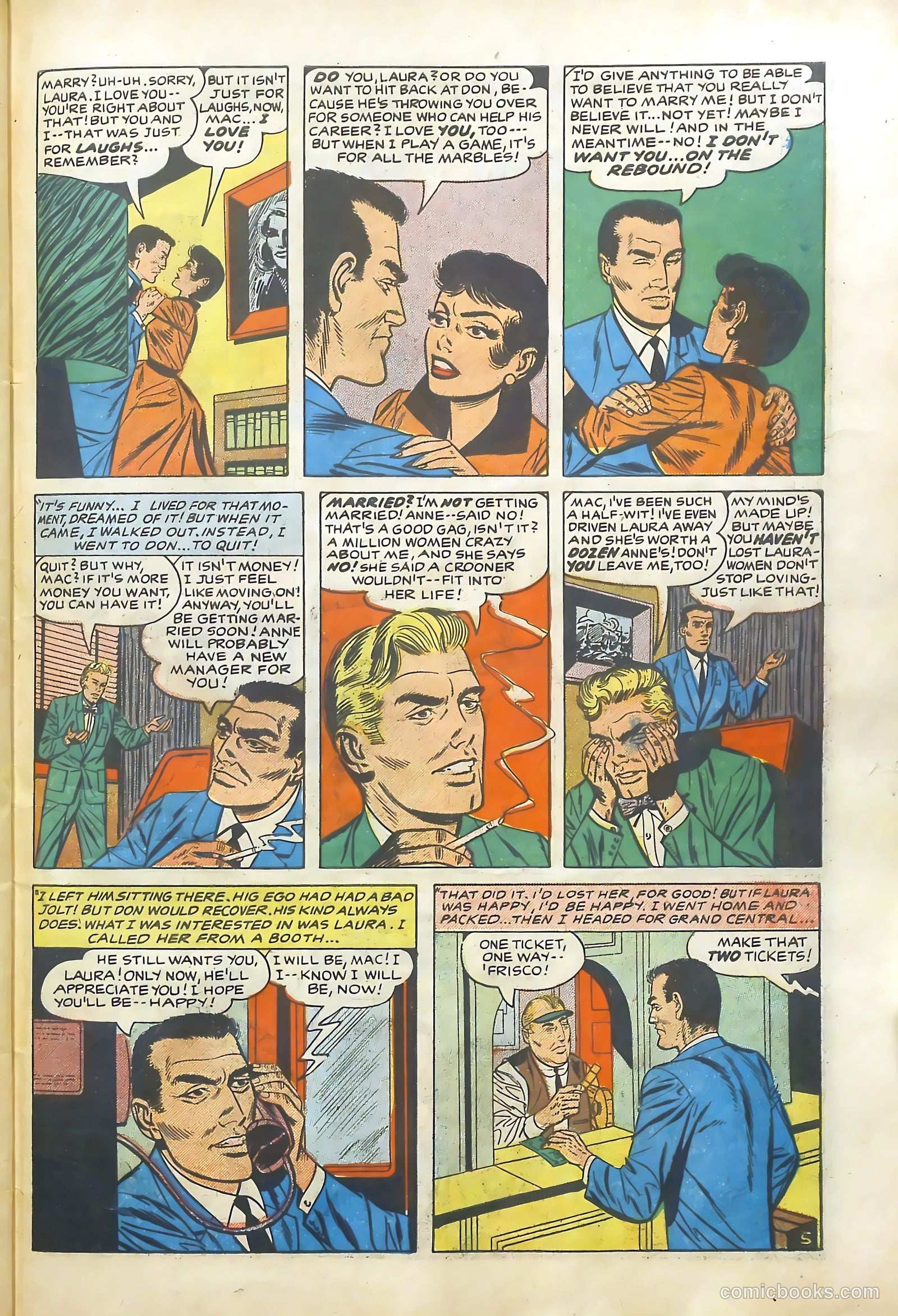 Young Romance #76 (1953) — page 32 of 37