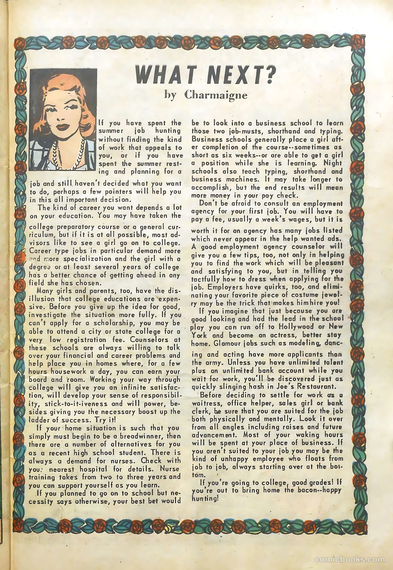 Young Romance #76 (1953) — page 34 of 37