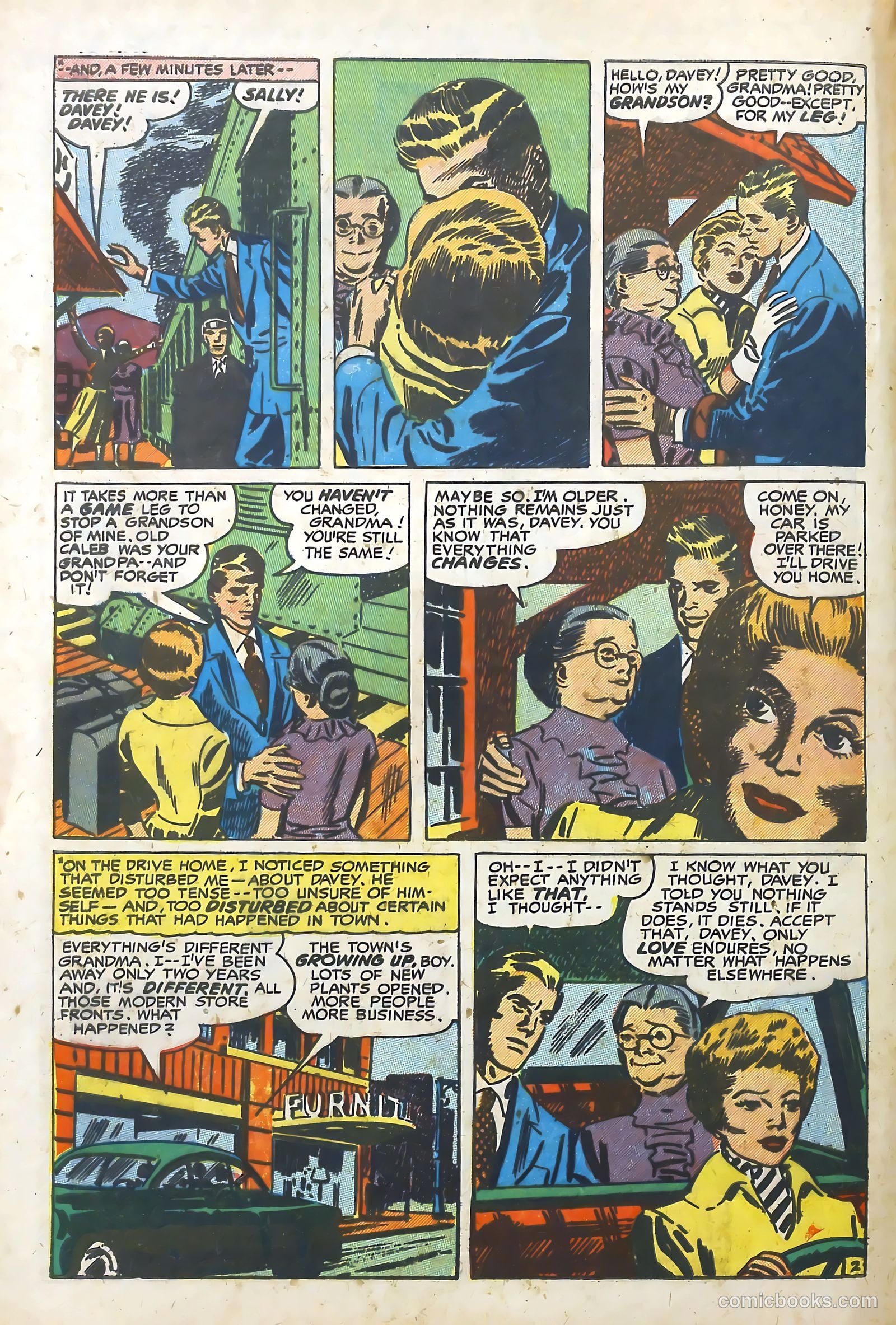 Young Romance #71 (1953) — page 4 of 36