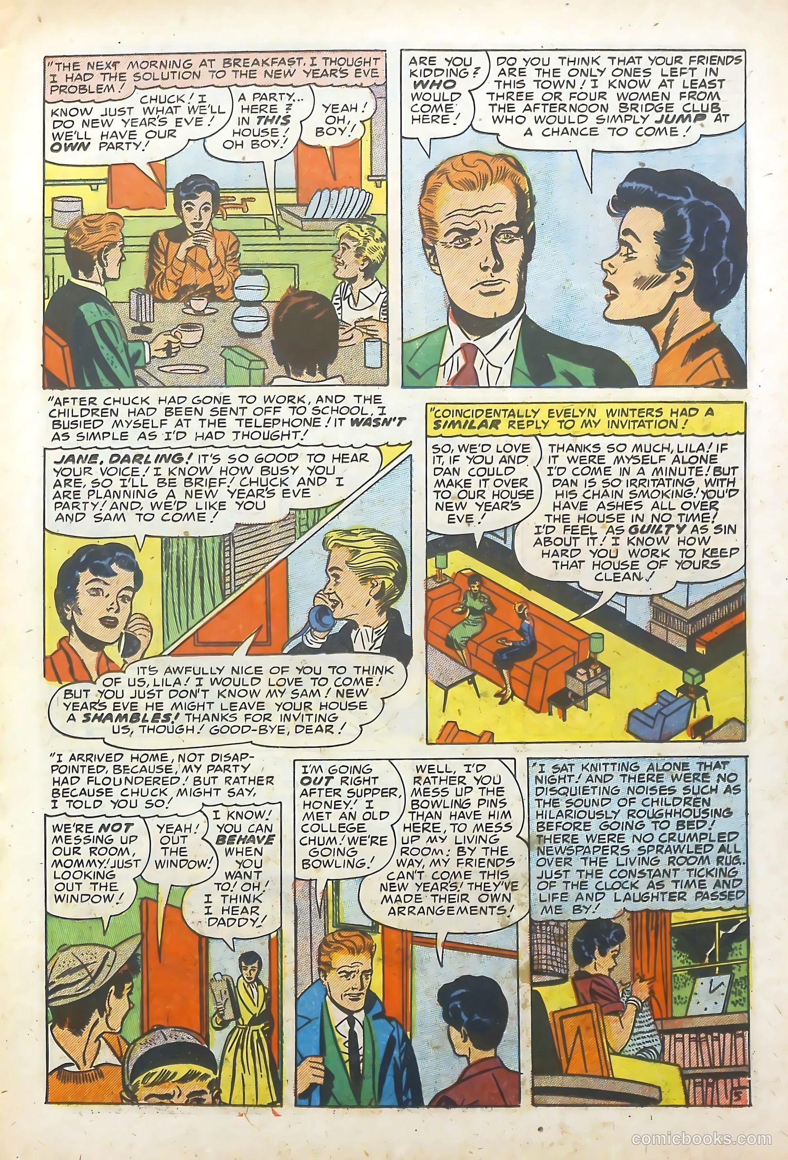 Young Romance #71 (1953) — page 15 of 36
