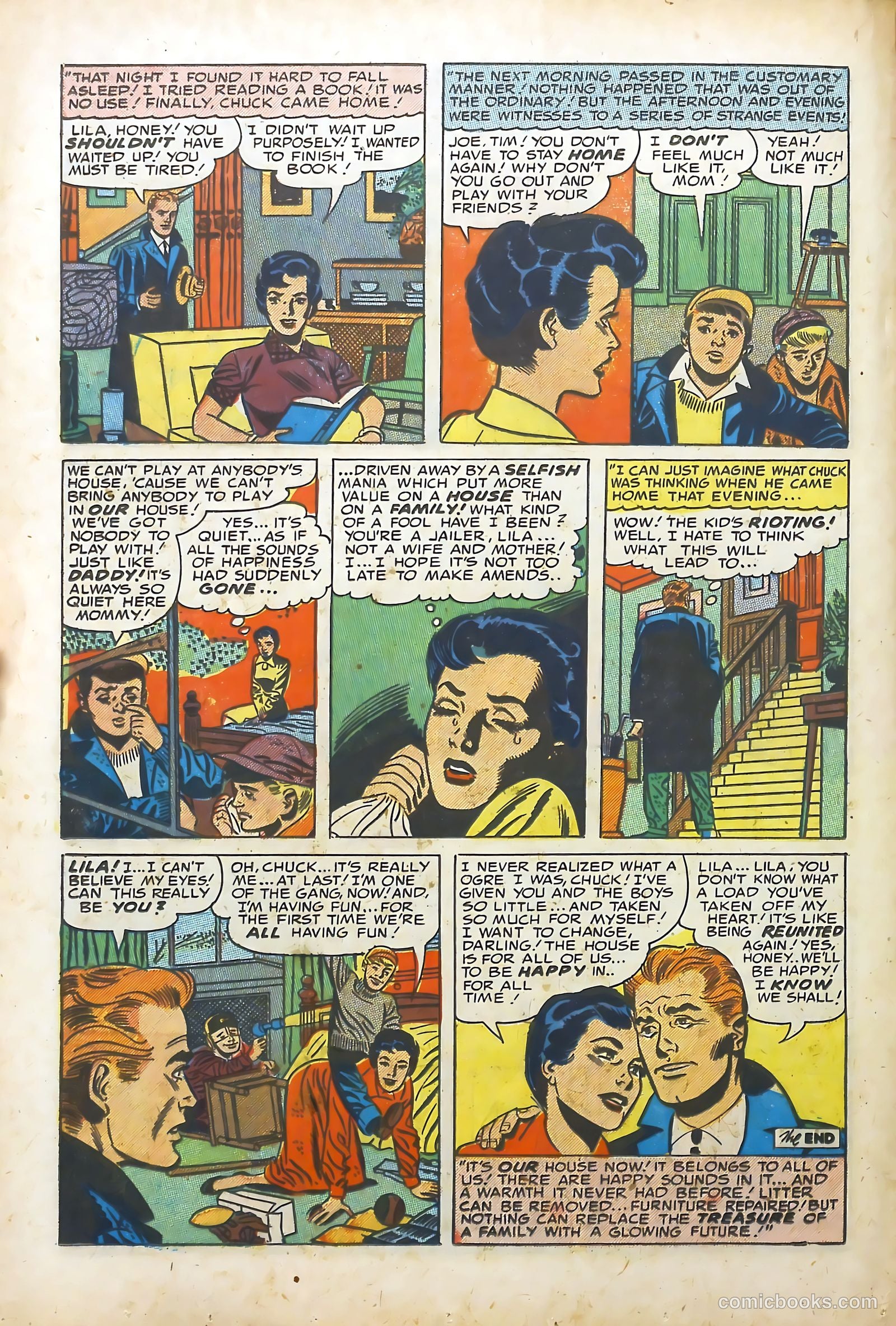 Young Romance #71 (1953) — page 16 of 36
