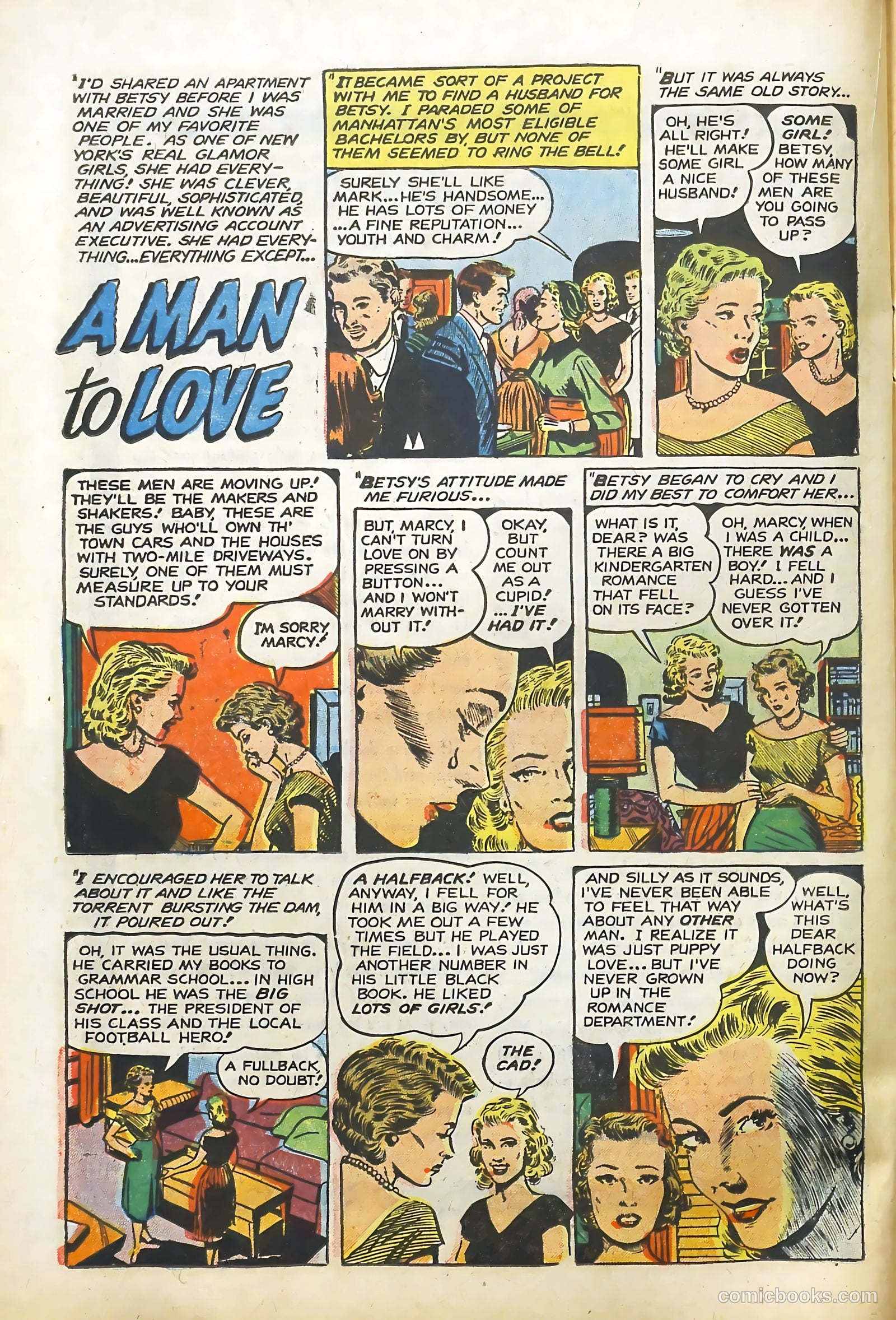 Young Romance #78 (1953) — page 22 of 36
